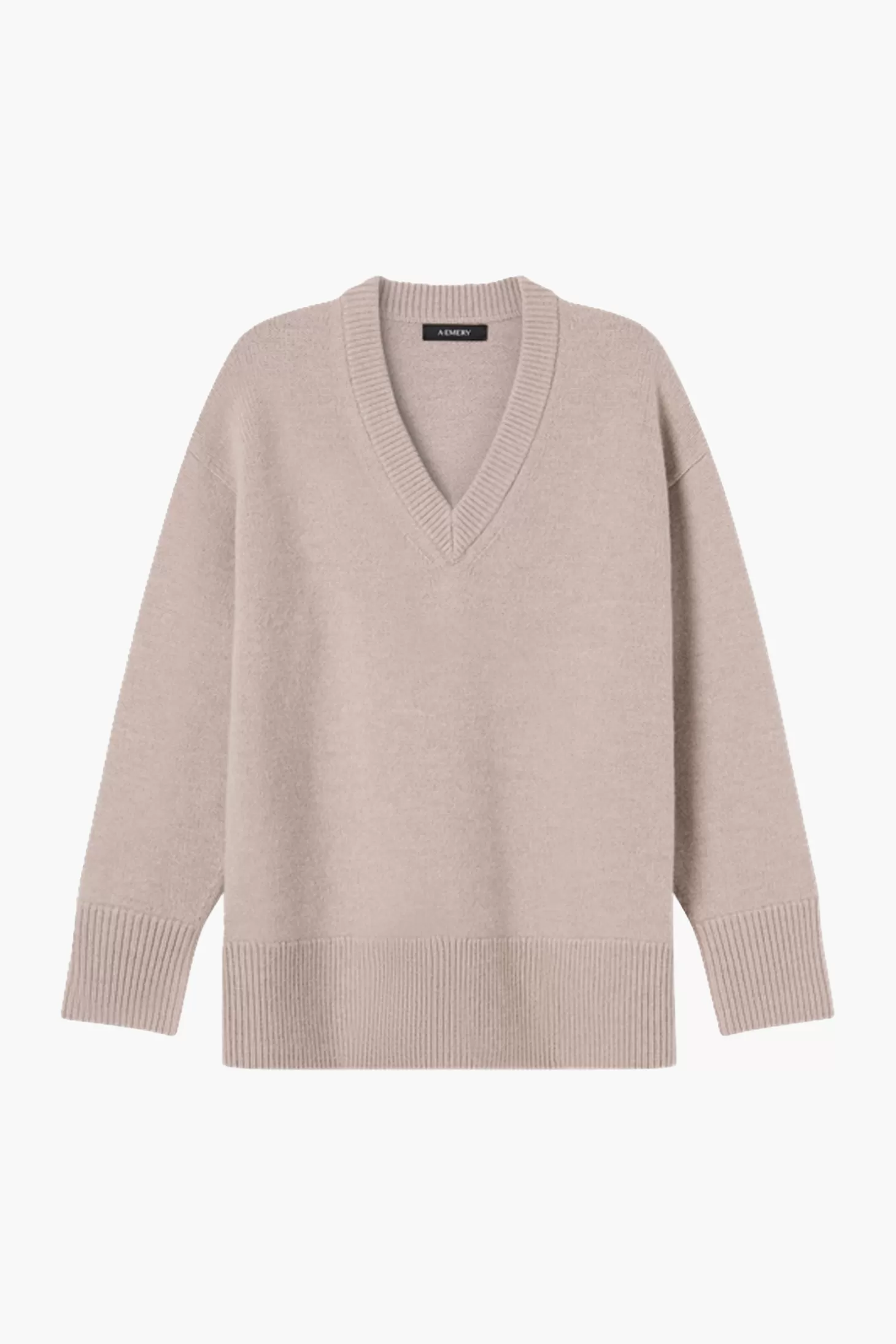Knitwear<A.EMERY LEWIS KNIT AlmondMelange