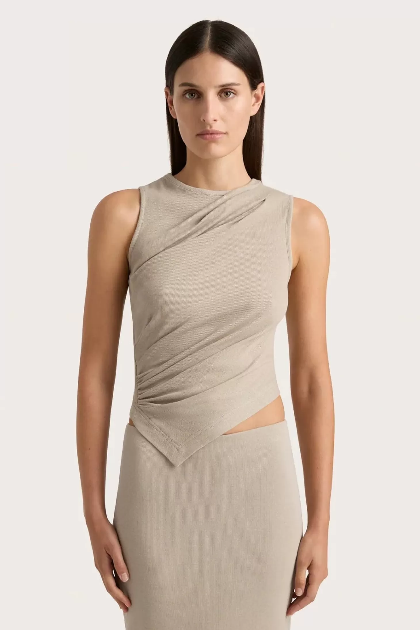Tops | Matching Sets<FAITHFULL THE BRAND LOIRE TOP Taupe