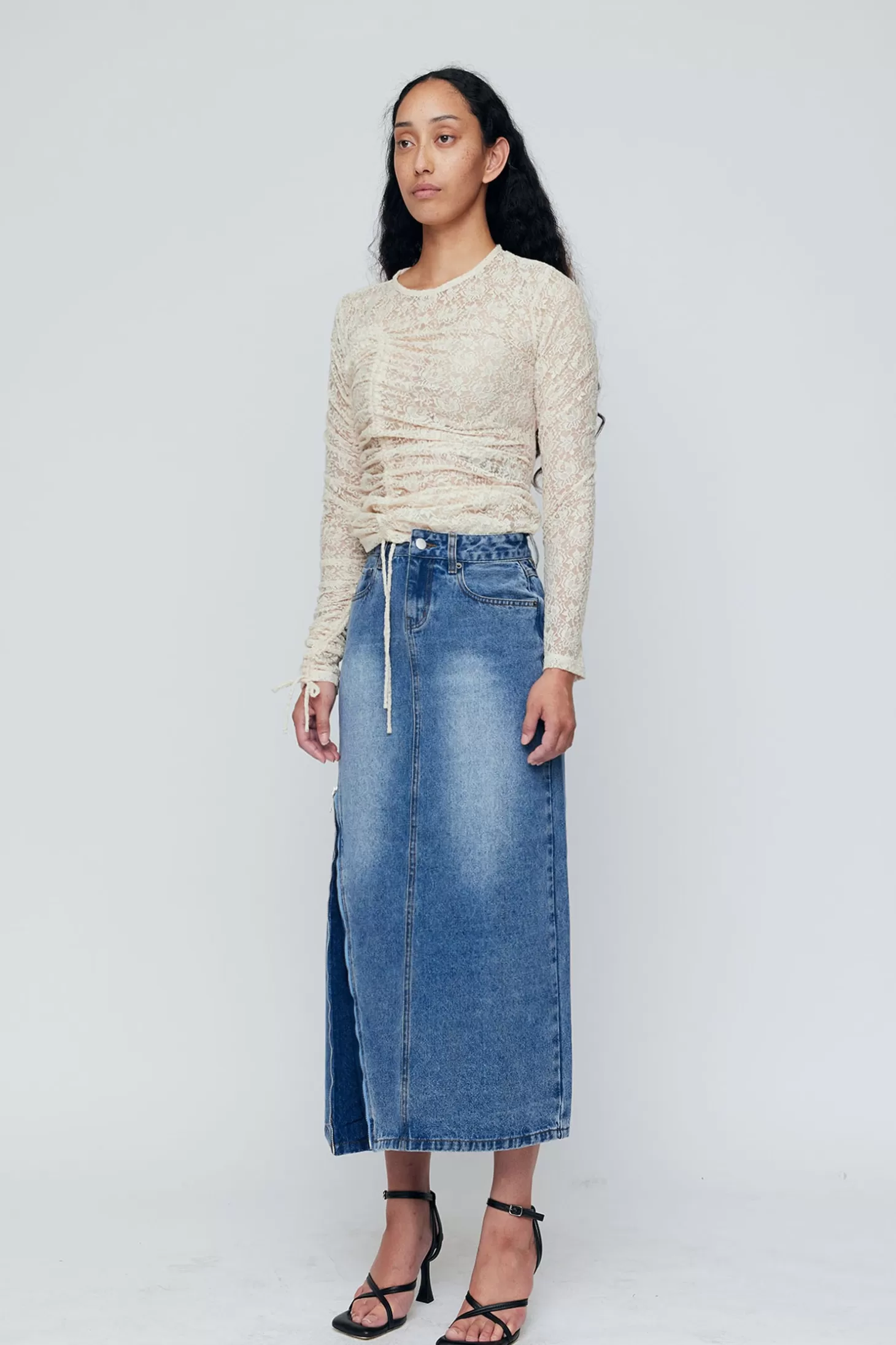 Tops<WYNN HAMLYN LOLA LACE TOP IvoryLace