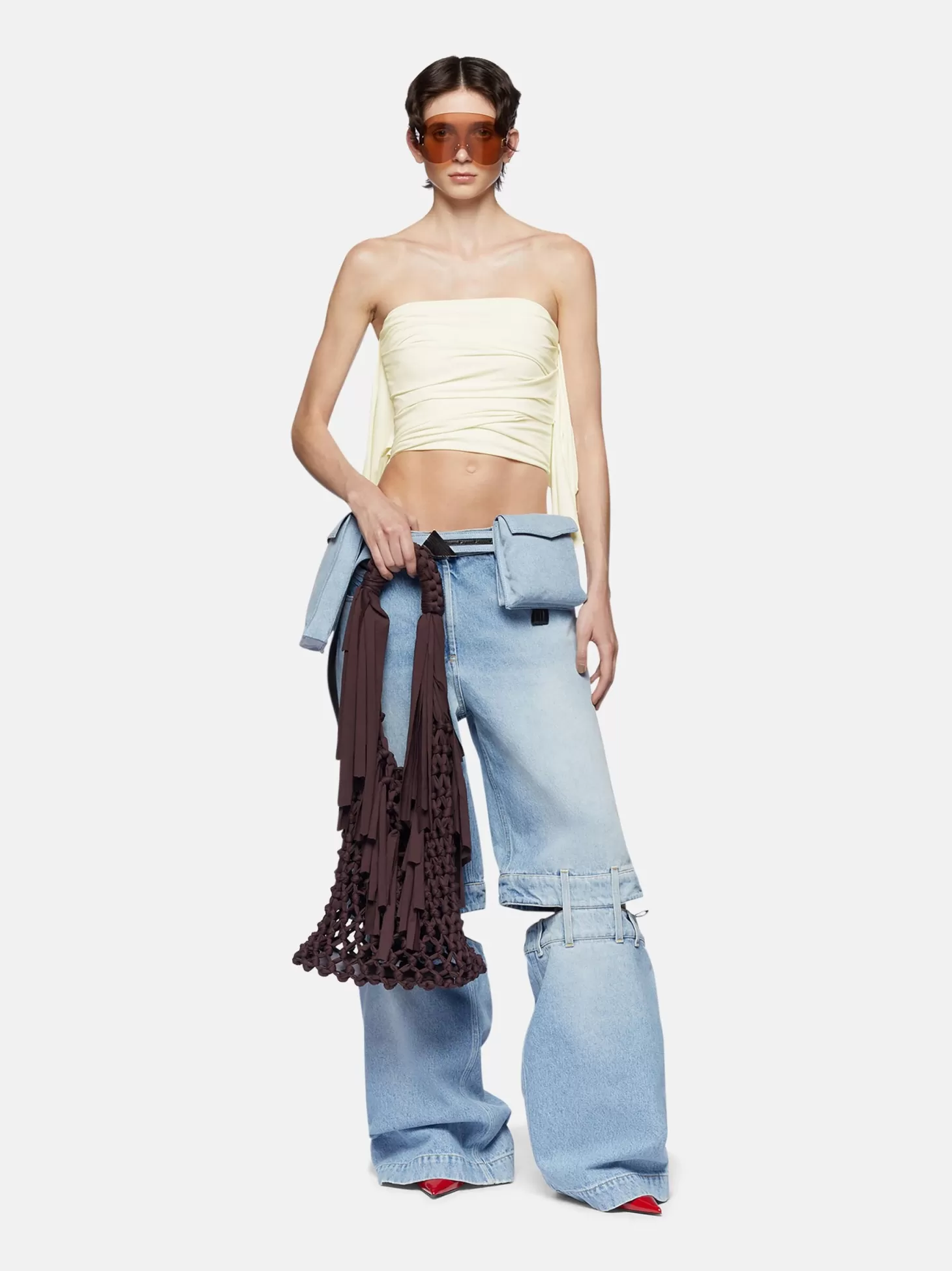 Denim | Pants<THE ATTICO LONG PANTS SkyBlue
