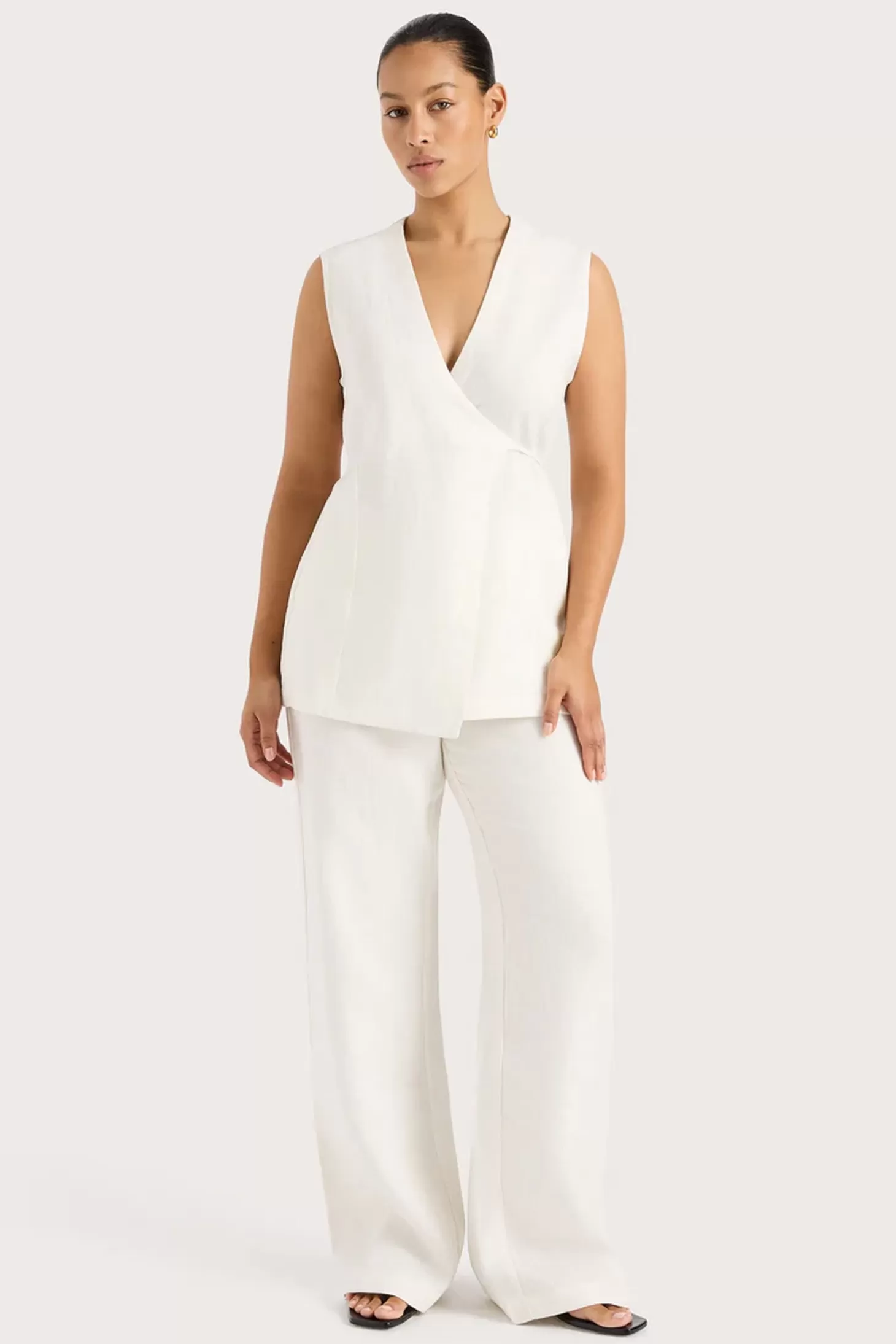 Pants<FAITHFULL THE BRAND LULEA PANT White
