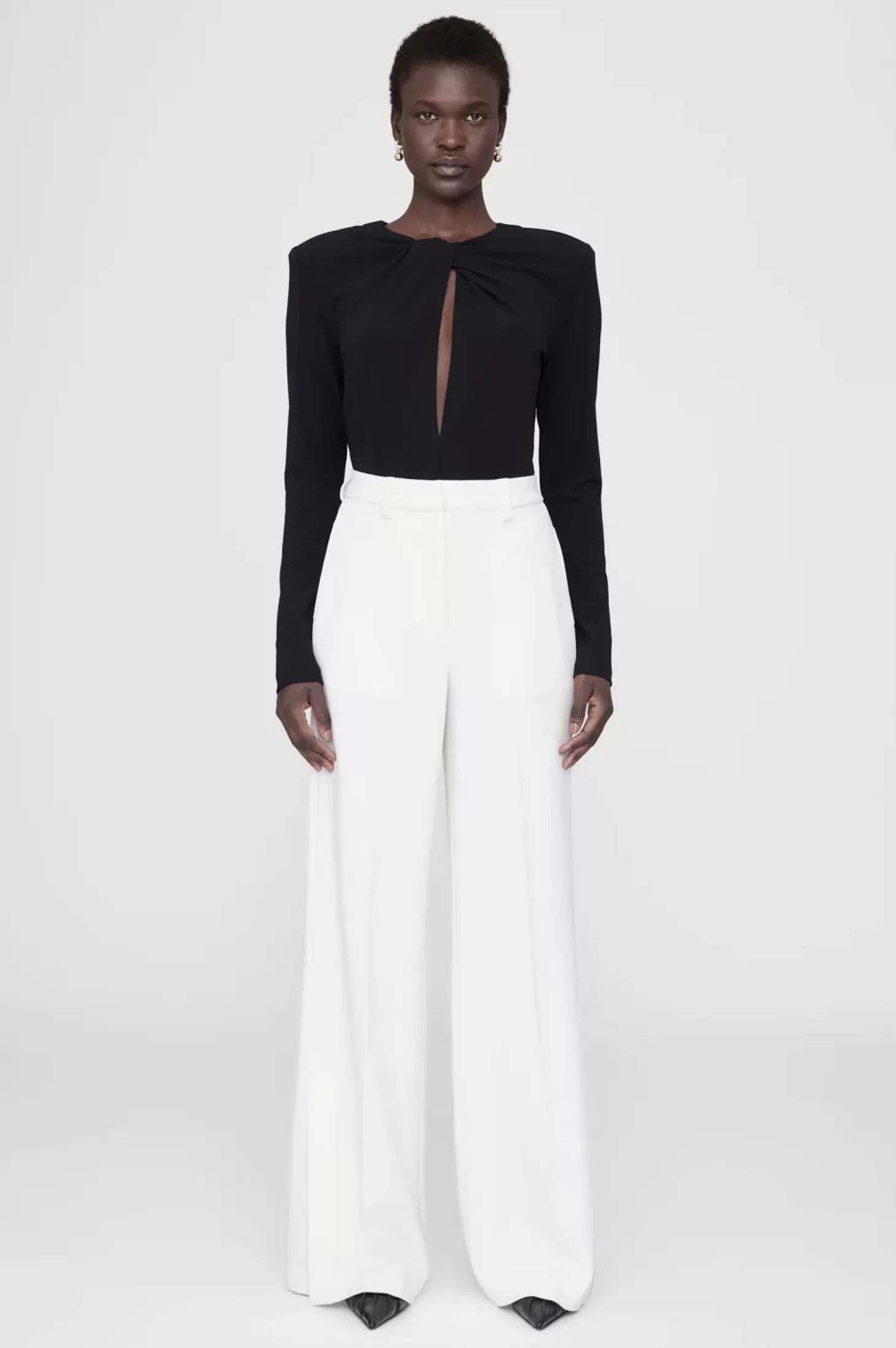 Pants<ANINE BING LYRA TROUSER White