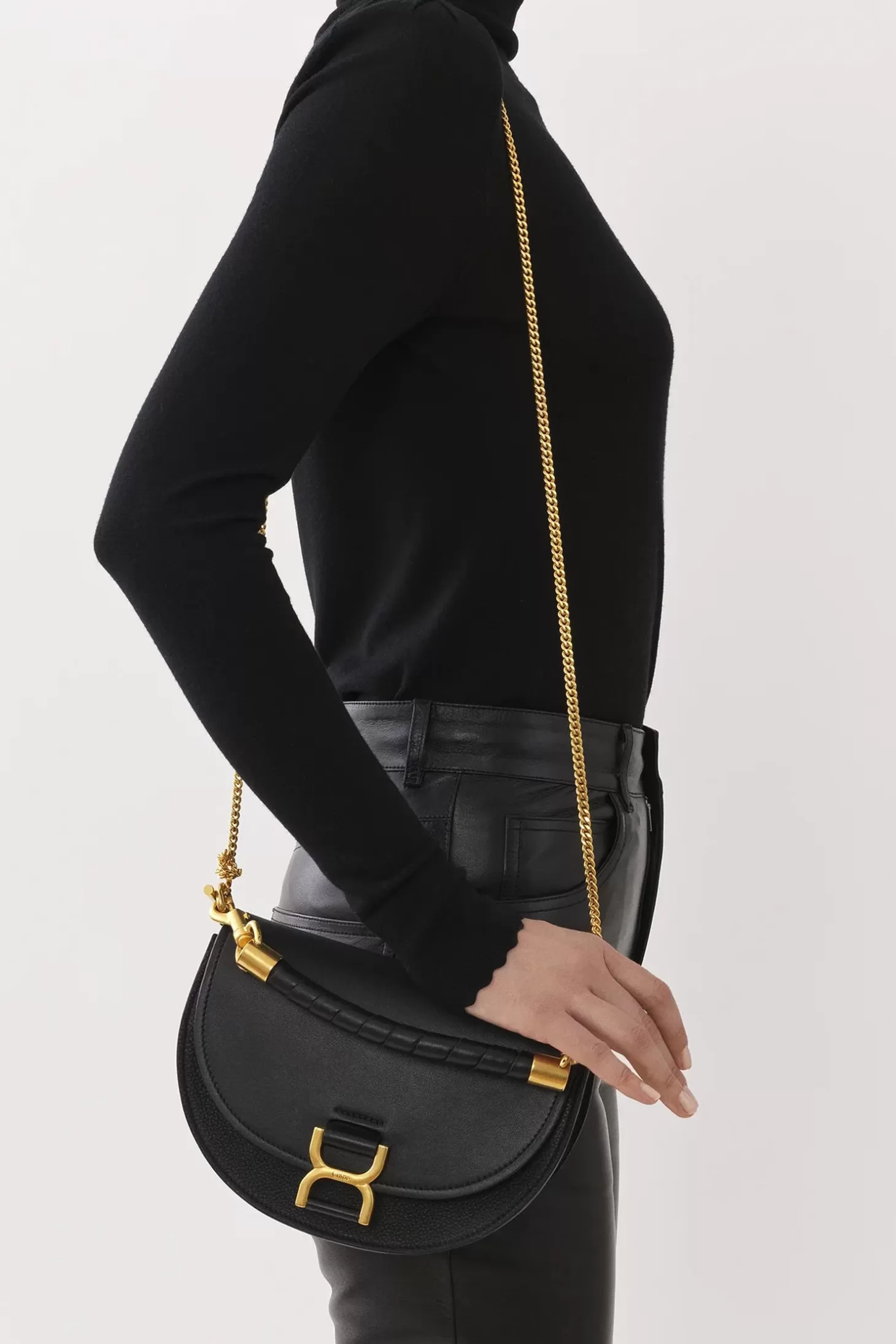 Shoulder<CHLOÉ MARCIE CHAIN FLAP BAG