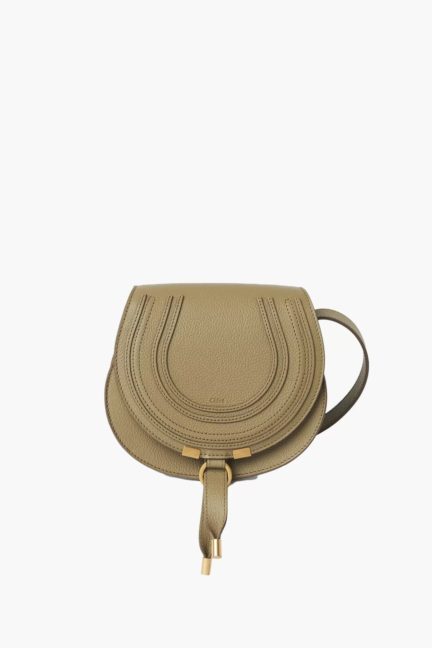 Cross Body<CHLOÉ MARCIE SMALL SADDLE CROSSBODY BAG PotteryGreen