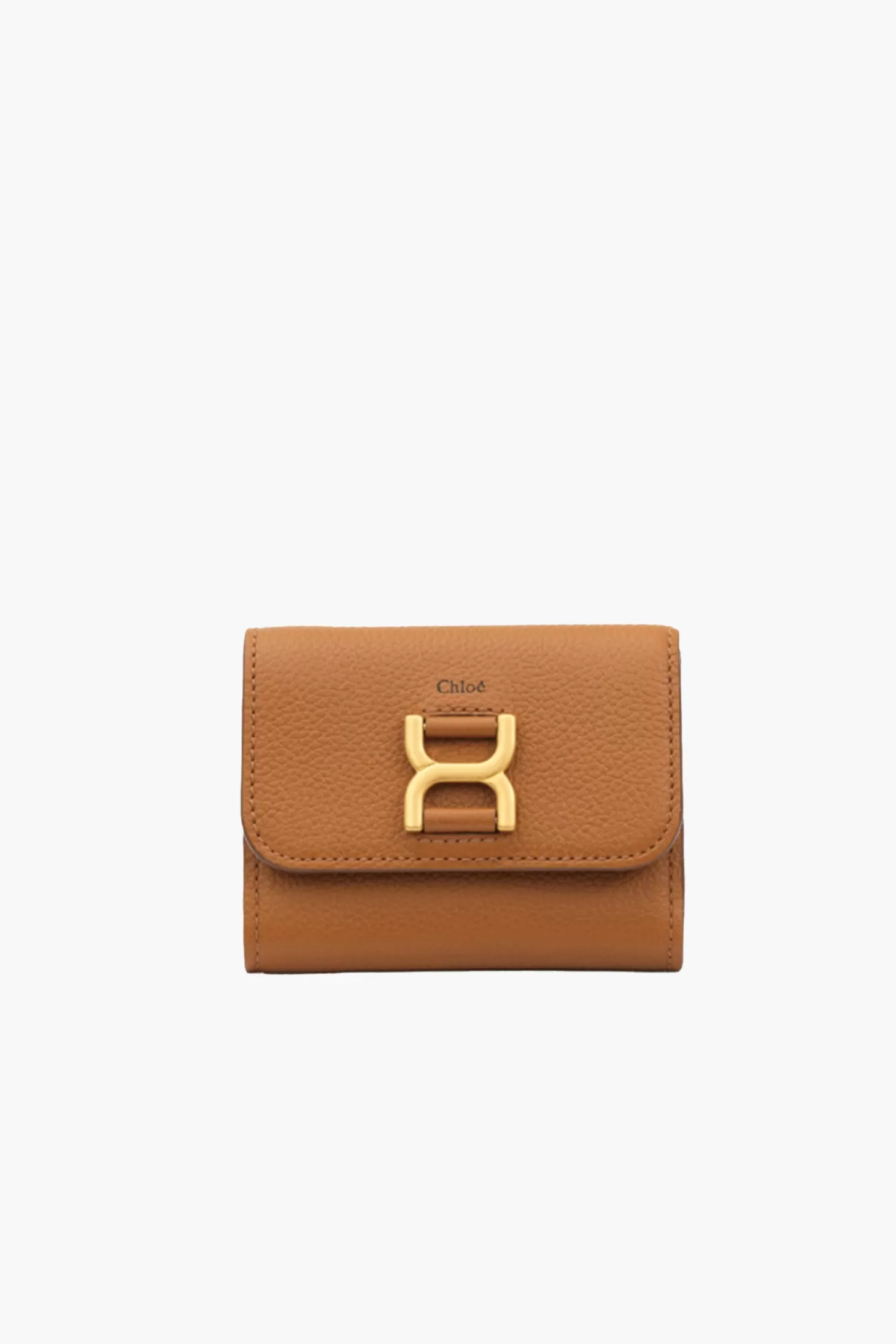 Wallets<CHLOÉ MARCIE SMALL TRIFOLD PotteryBrown