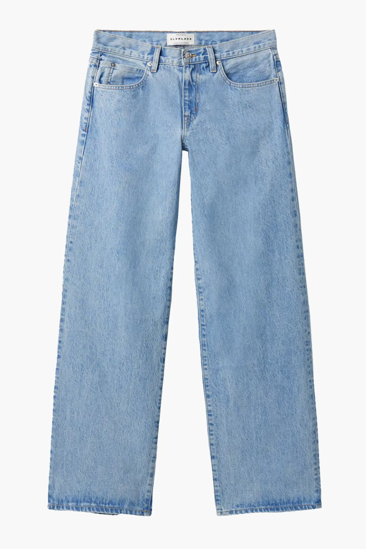 Denim<SLVRLAKE MICA LOW RISE WIDE LEG JEAN