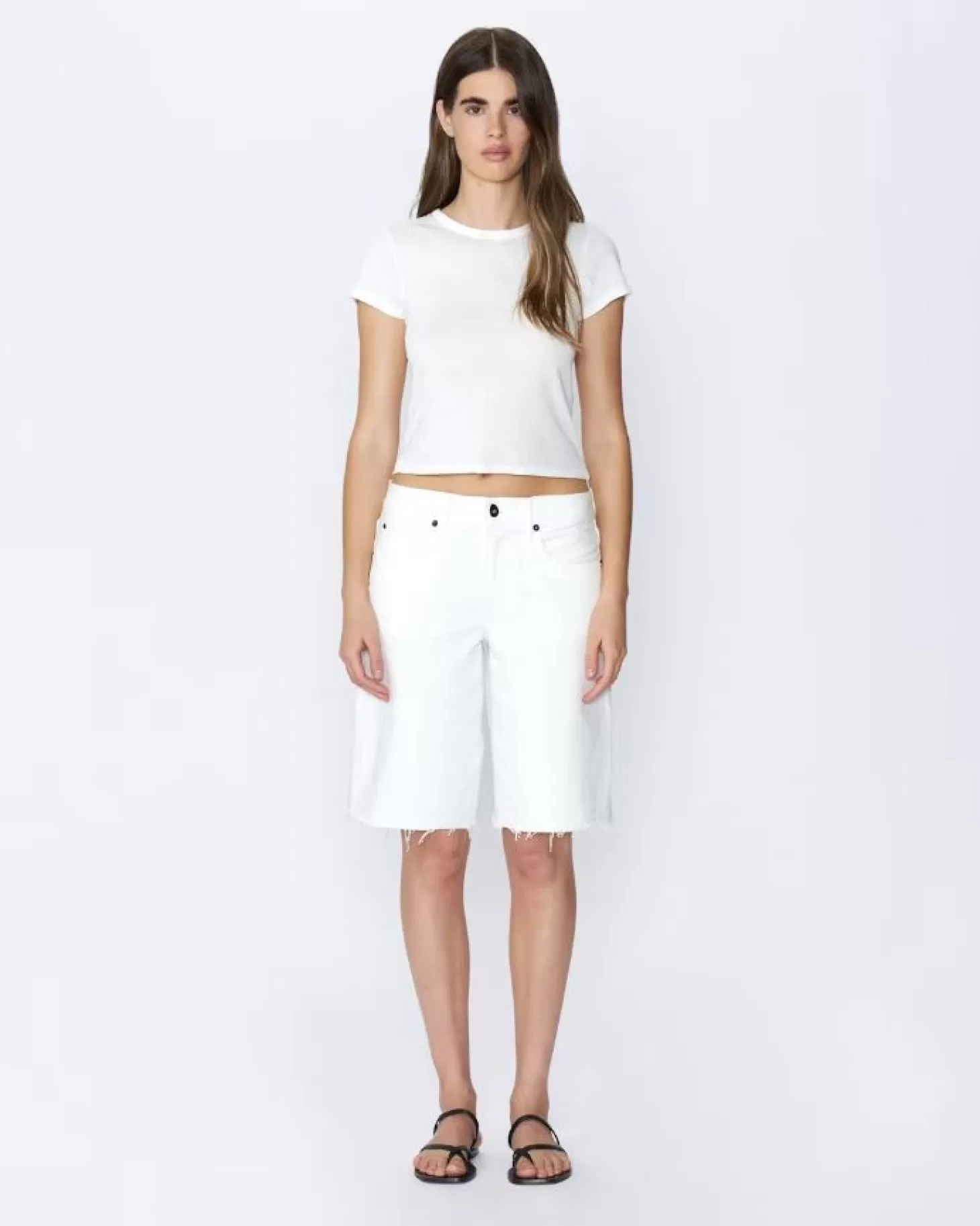 Shorts<SLVRLAKE MICA LOW RISE WIDE LEG SHORT