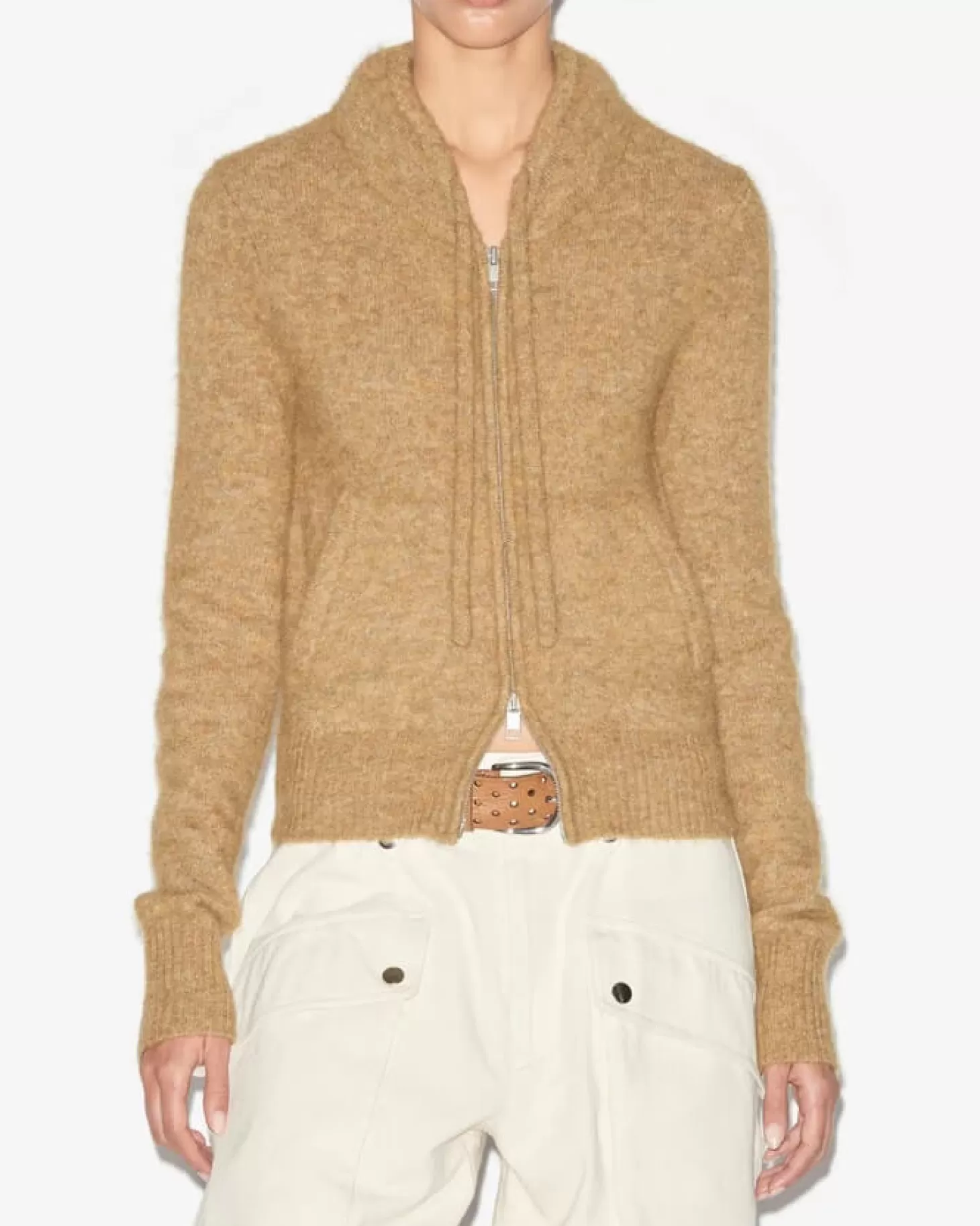 Jackets | Knitwear<ISABEL MARANT ÉTOILE MILLY CARDIGAN Honey