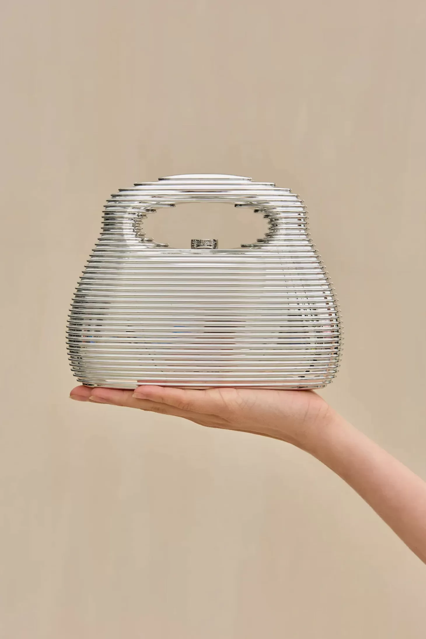 Mini Bags<CULT GAIA MIMI BAG ShinySilver