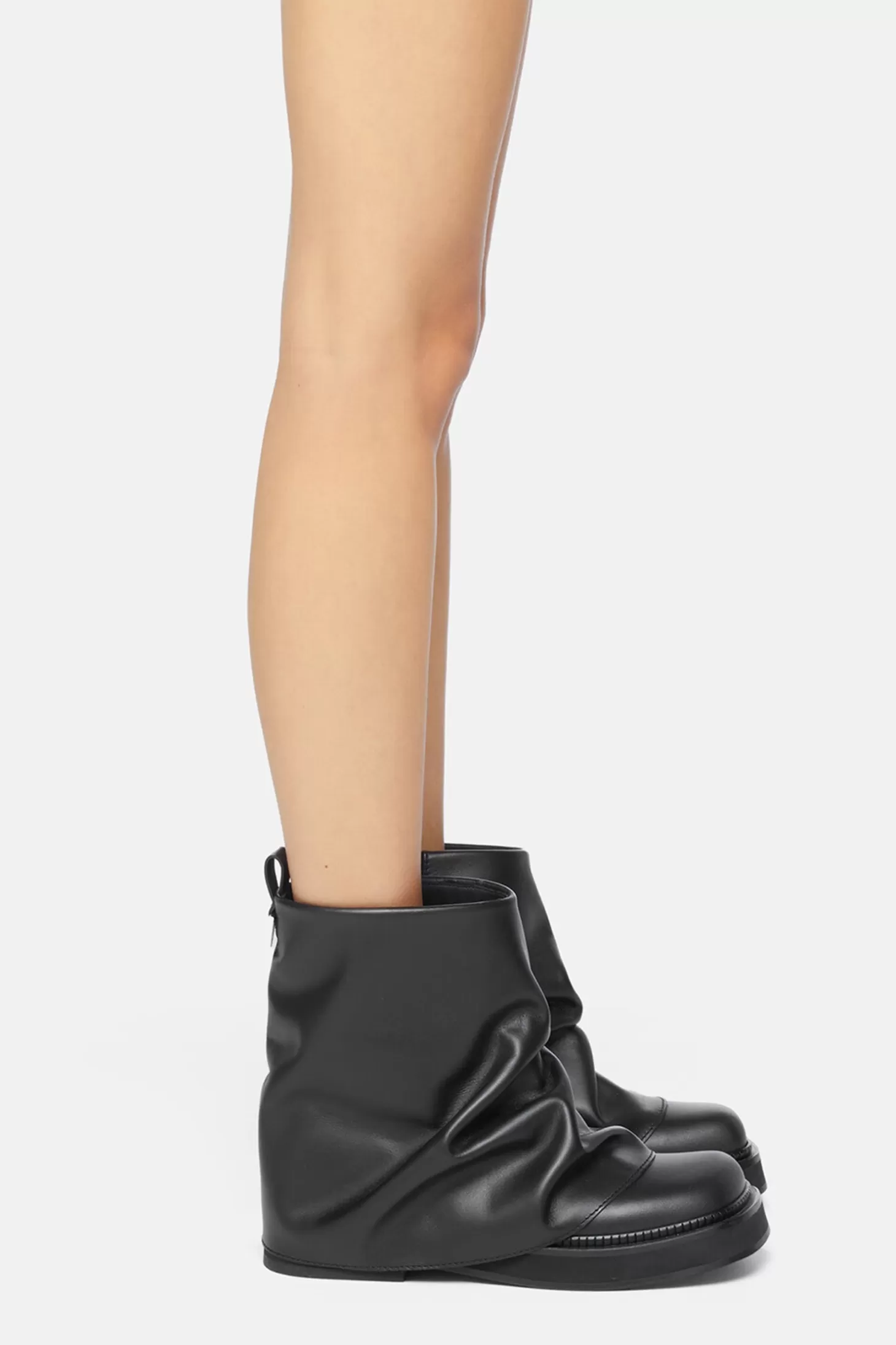 Boots<THE ATTICO MINI ROBIN COMBAT BOOT Black