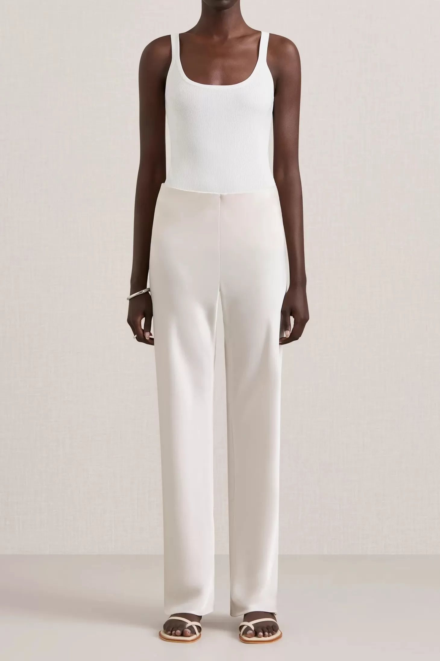 Pants | Matching Sets<A.EMERY MYRNA PANT Oyster