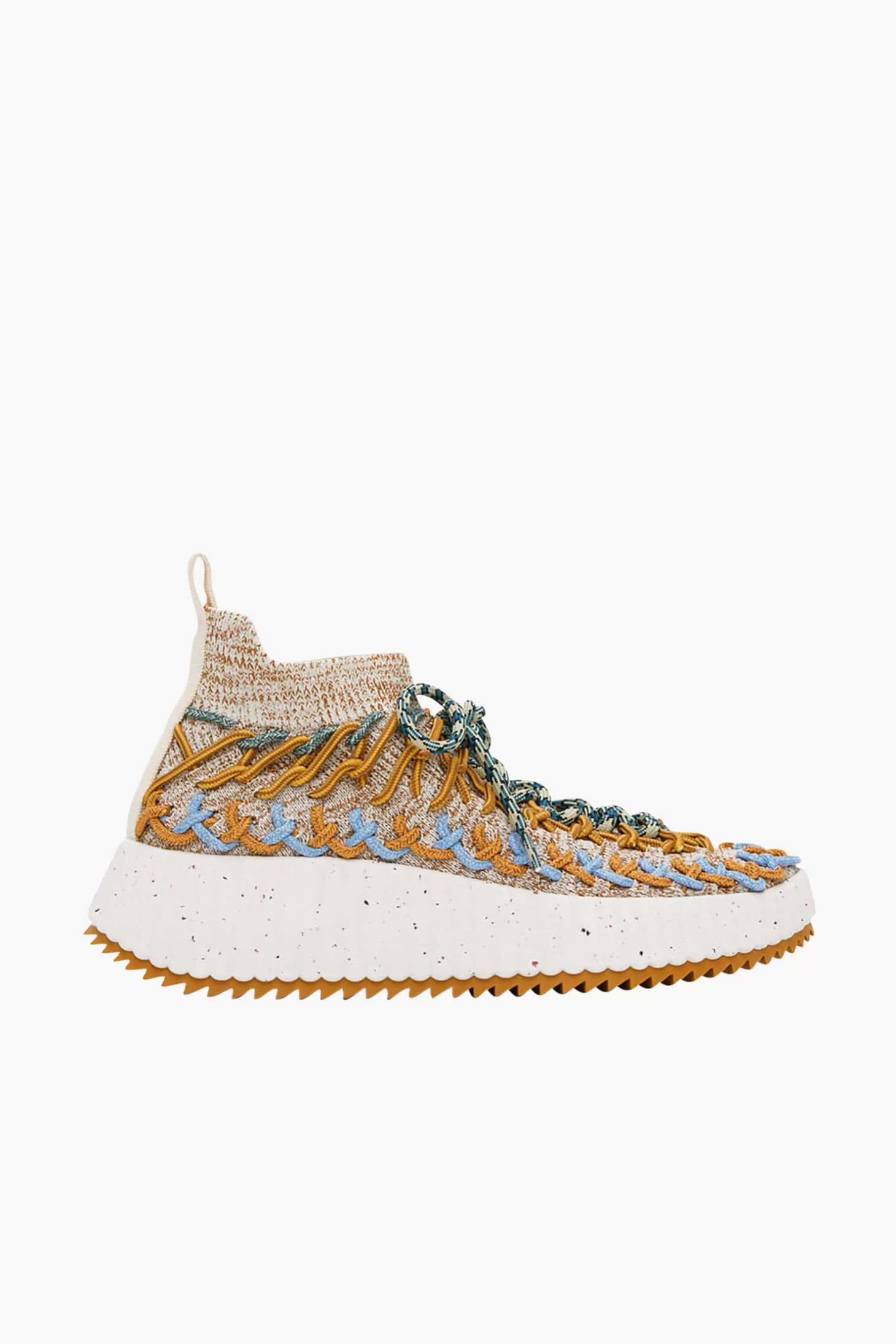 Sneakers<CHLOÉ NAMA SNEAKER BeigeBlue