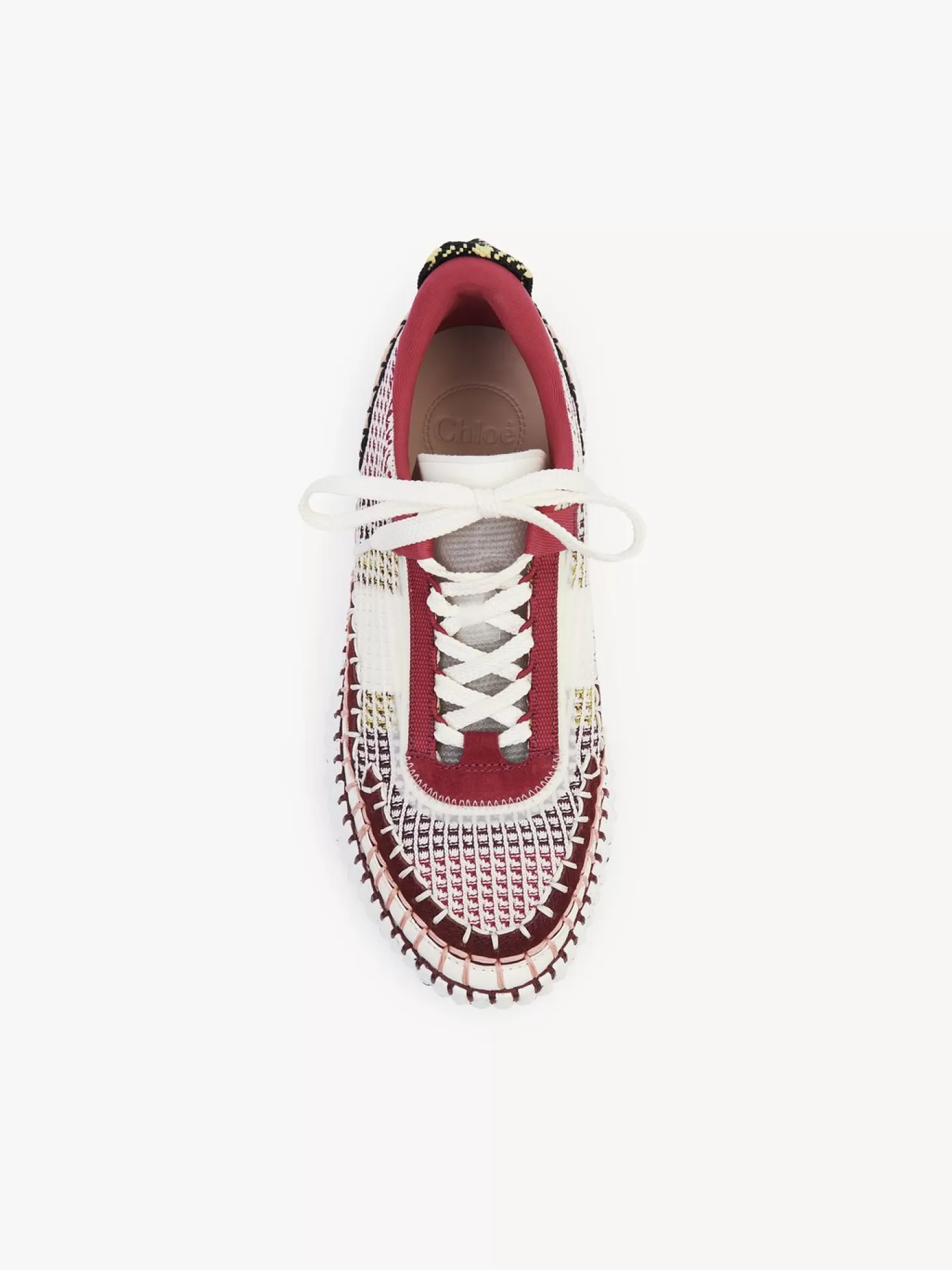 Sneakers<CHLOÉ NAMA SNEAKER DarkRuby