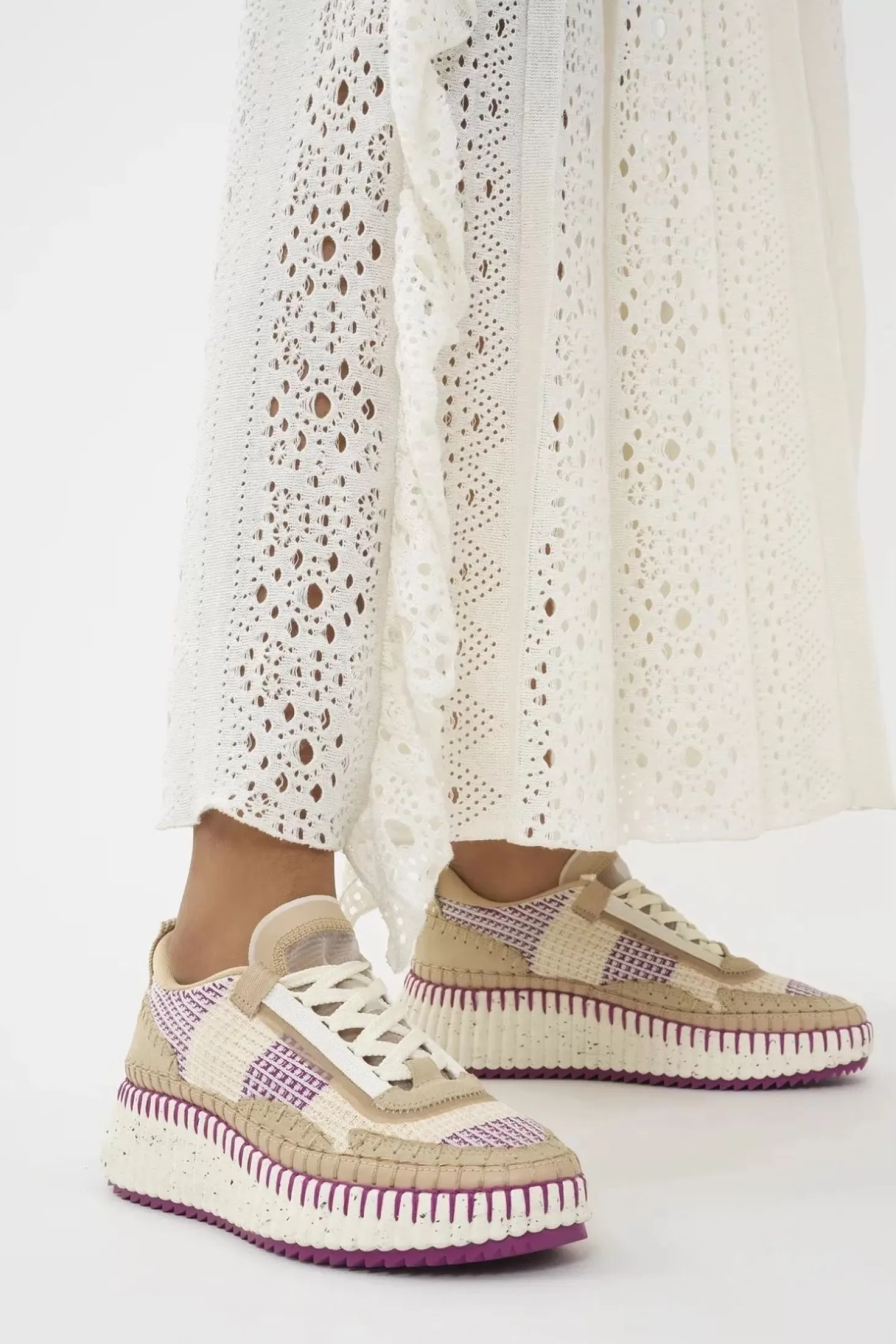 Sneakers<CHLOÉ NAMA SNEAKER WildPurple
