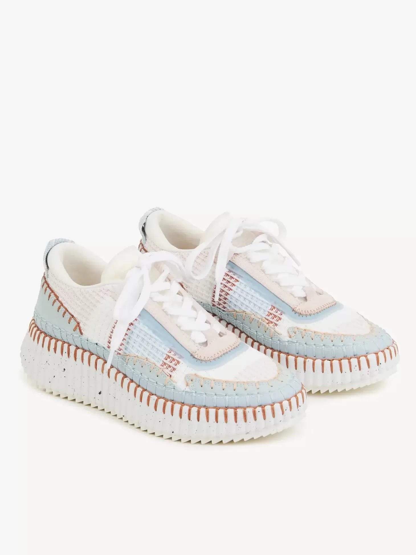 Sneakers<CHLOÉ NAMA SNEAKER DelicateBlue