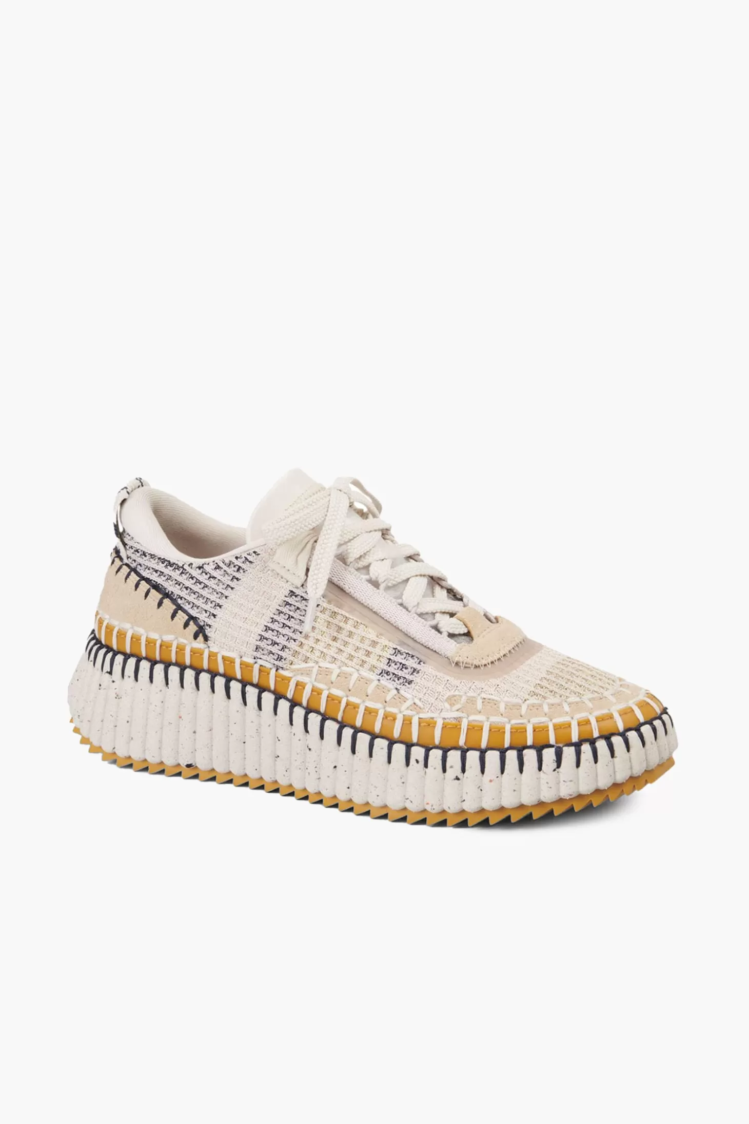 Sneakers<CHLOÉ NAMA SNEAKER BiscottiBeige