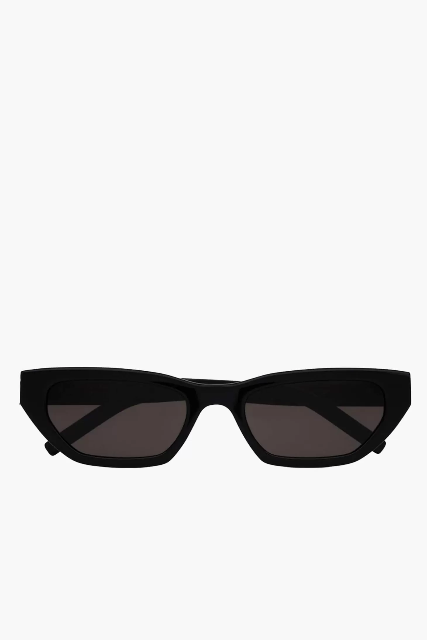 Sunglasses<SAINT LAURENT NARROW CAT-EYE SUNGLASSES Black