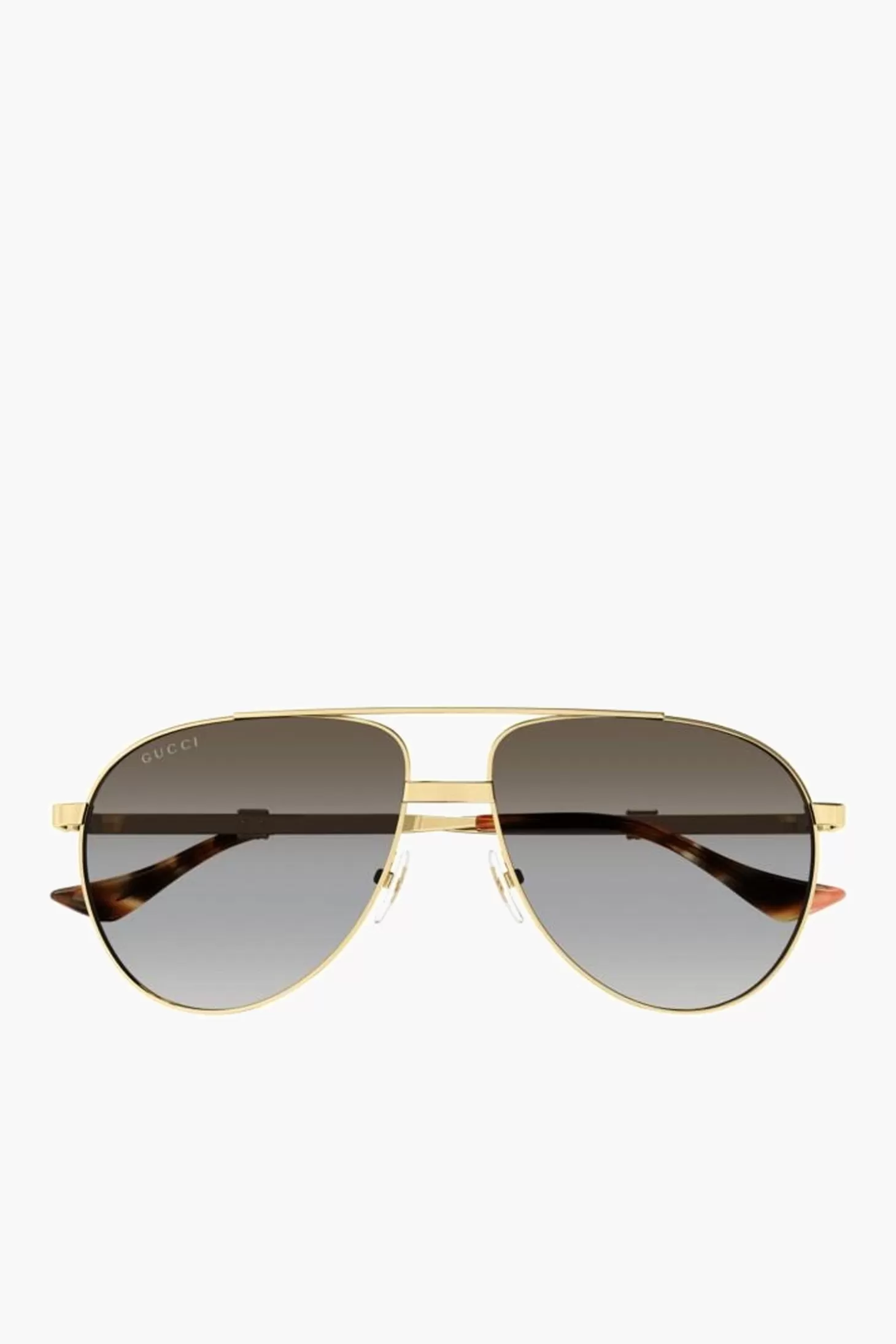 Sunglasses<GUCCI NAVIGATOR FRAME SUNGLASSES Gold