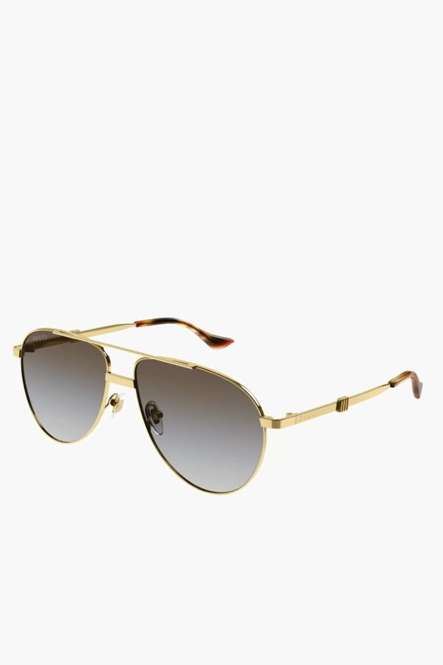 Sunglasses<GUCCI NAVIGATOR FRAME SUNGLASSES Gold