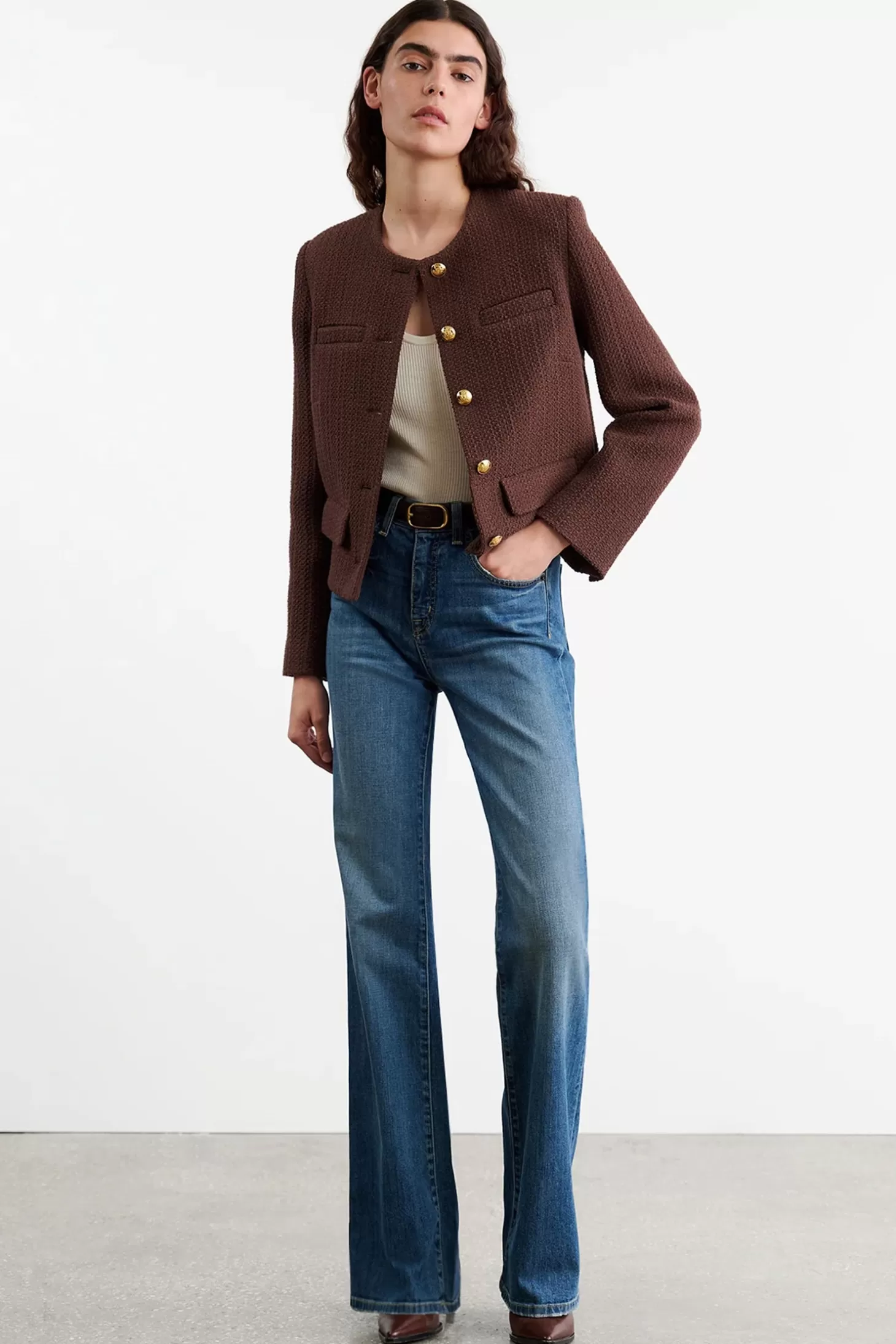 Jackets<NILI LOTAN PAIGE JACKET Espresso