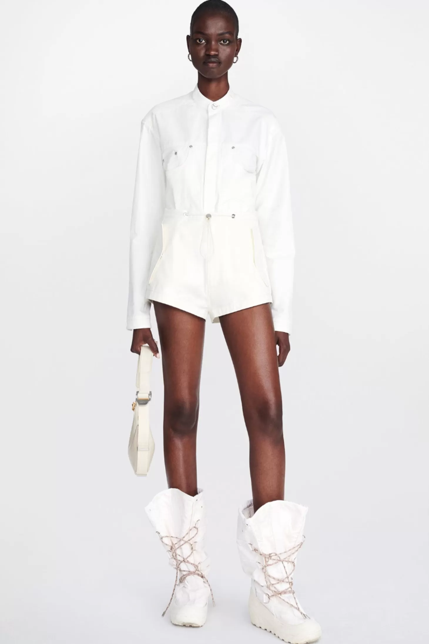 Shorts<DION LEE PARACHUTE SHORT Ivory