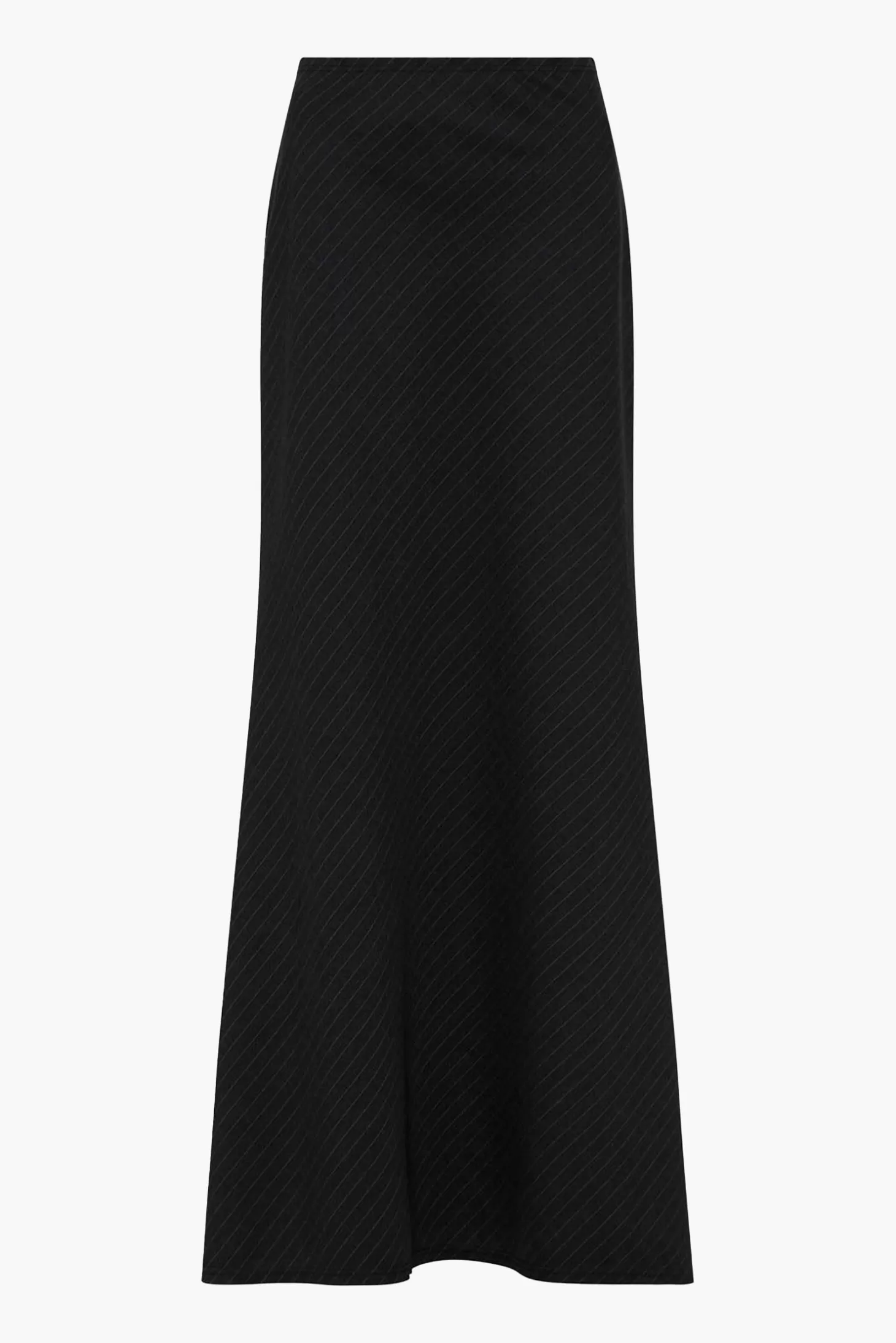 Skirts<ST. AGNI PINSTRIPE MAXI SKIRT Black