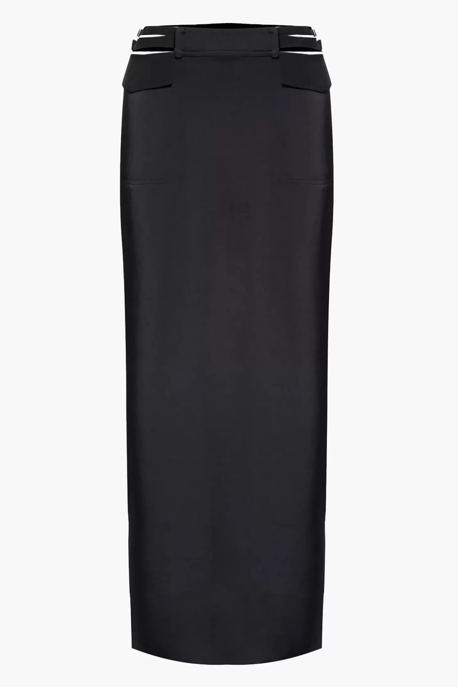 Skirts<DION LEE POCKET COLUMN SKIRT Black