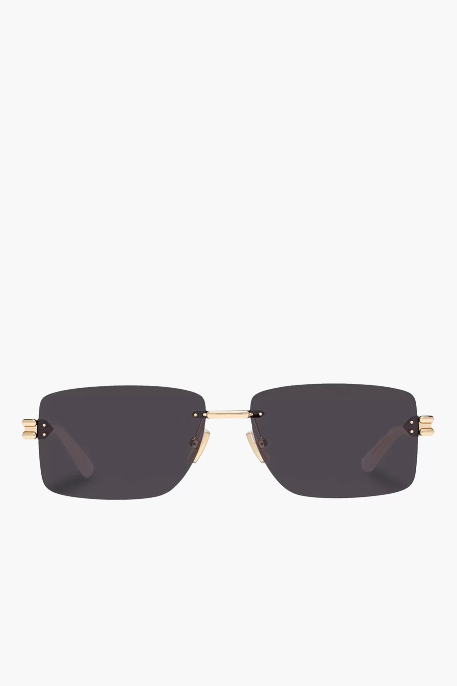 Sunglasses<BOTTEGA VENETA RECTANGLE METAL SUNGLASSES