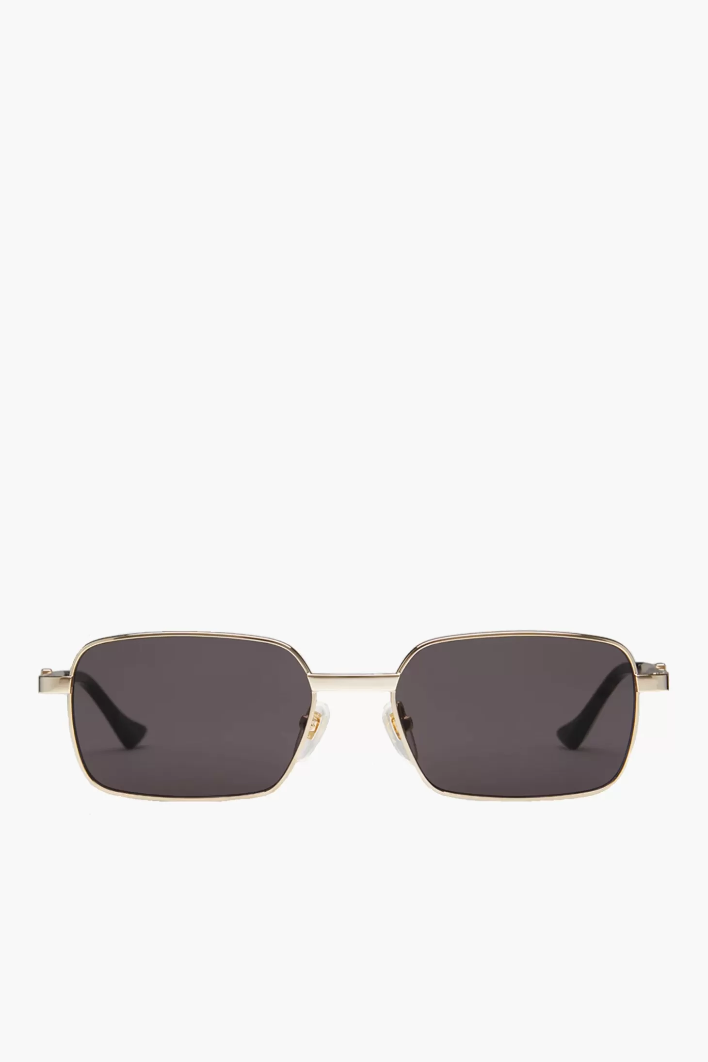 Sunglasses<GUCCI RECTANGULAR-FRAME SUNGLASSES Gold