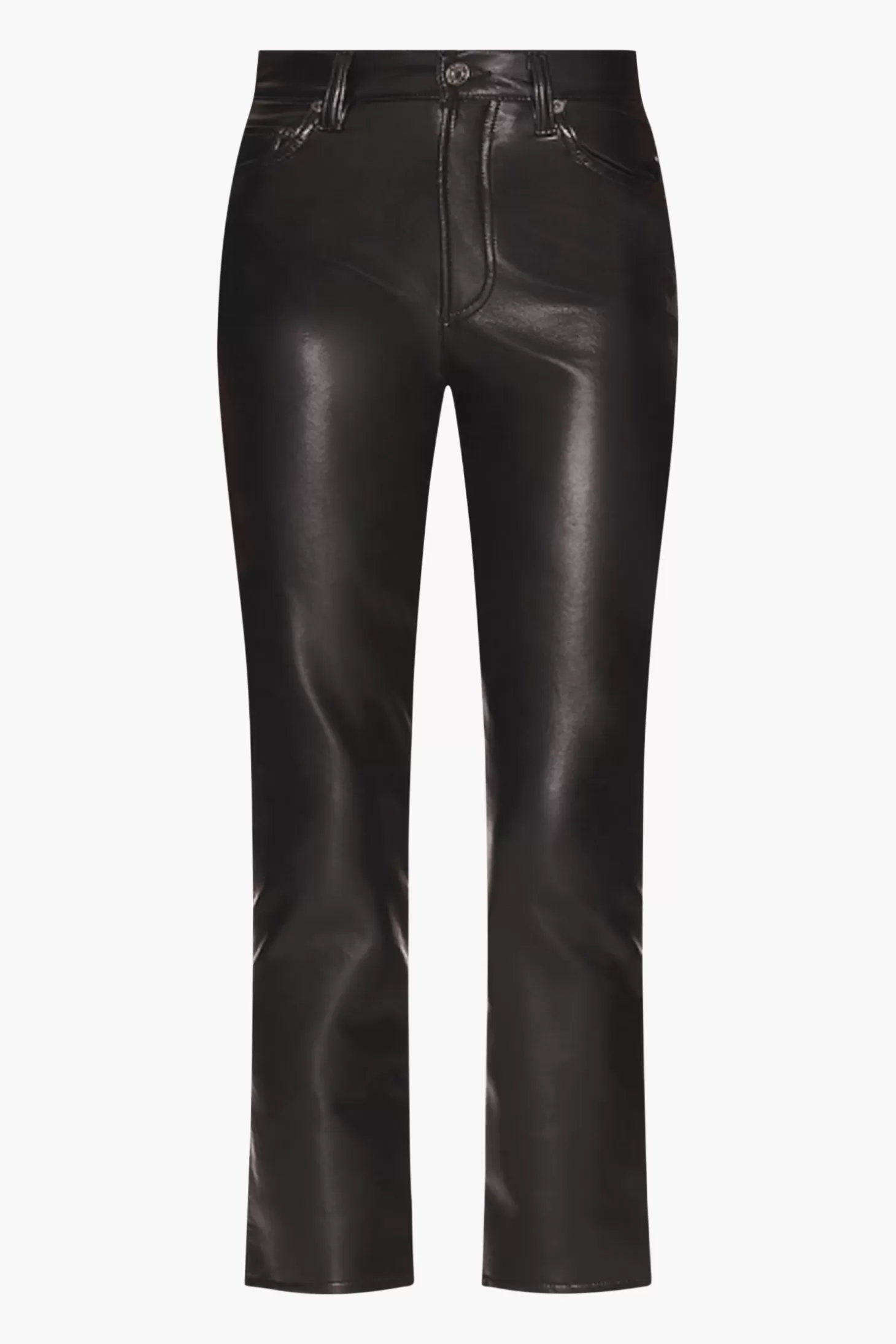 Pants<AGOLDE RECYCLED LEATHER RILEY LONG