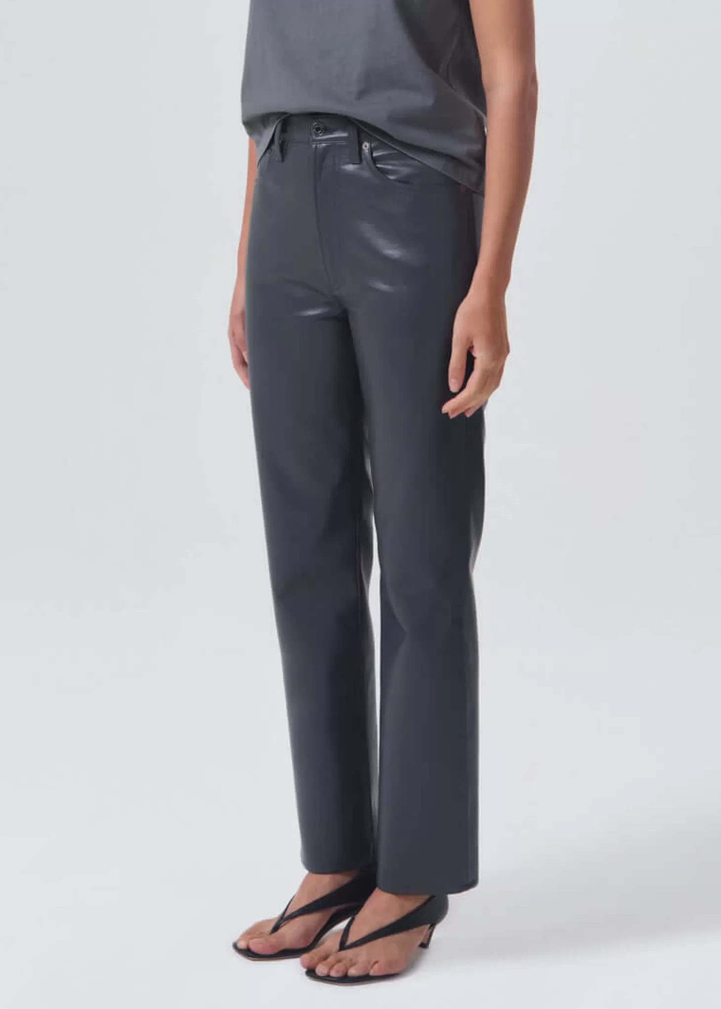 Pants<AGOLDE RECYCLED LEATHER 90'S PINCH WAIST