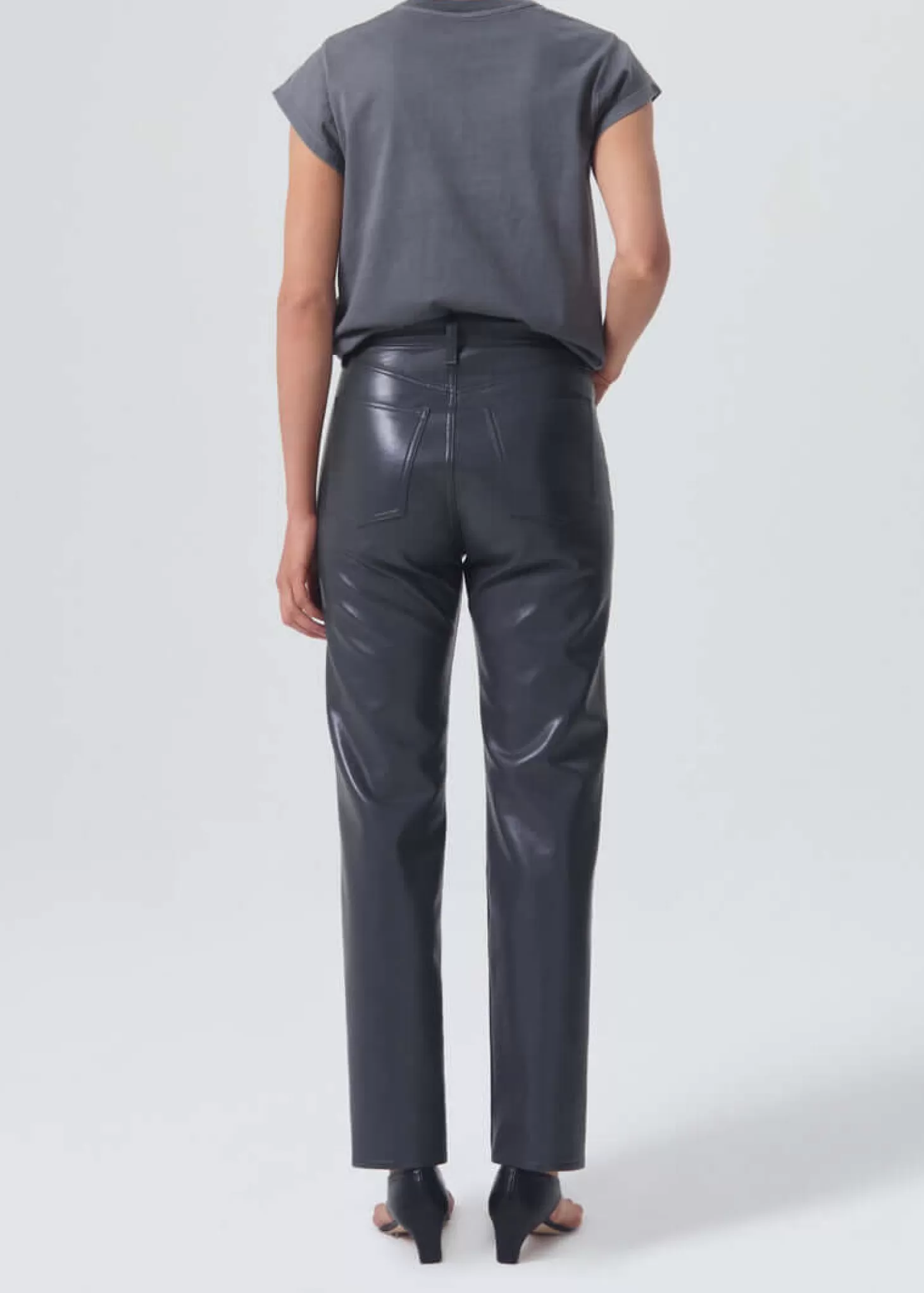 Pants<AGOLDE RECYCLED LEATHER 90'S PINCH WAIST
