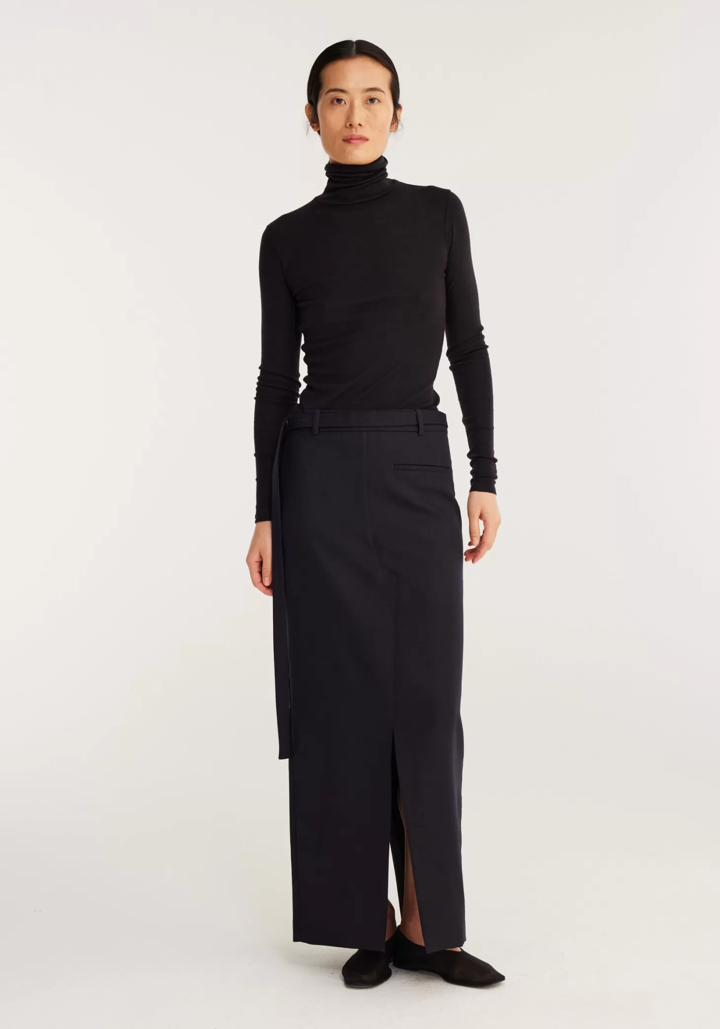 Skirts<RÓHE REIMAGINED TAILORED SKIRT Navy