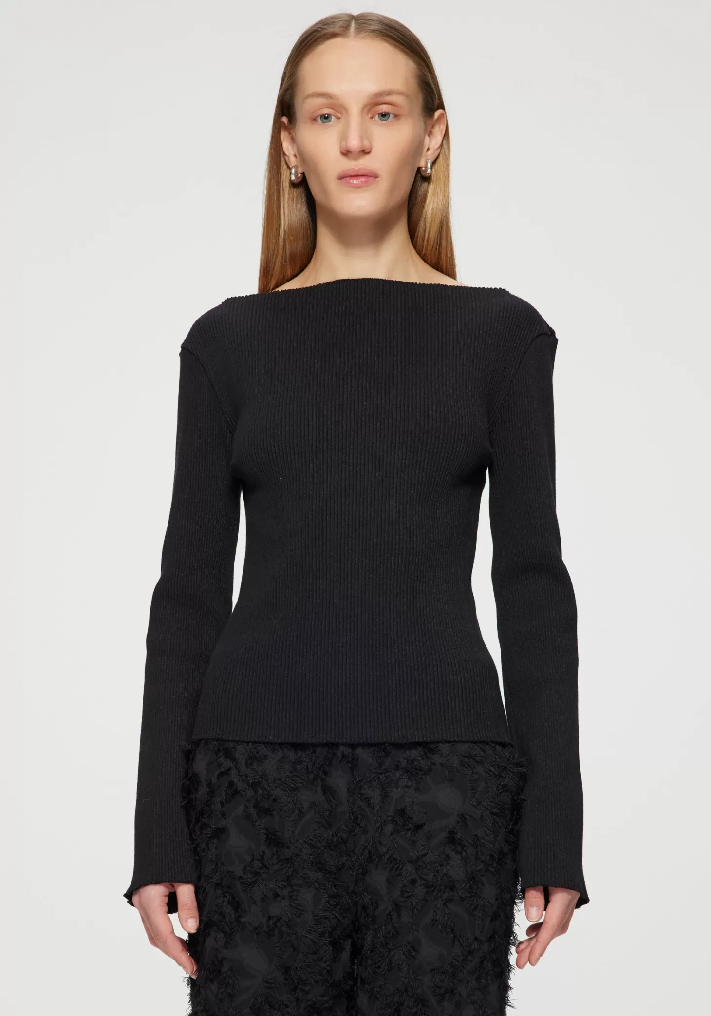 Tops<RÓHE RIBBED KNIT TOP