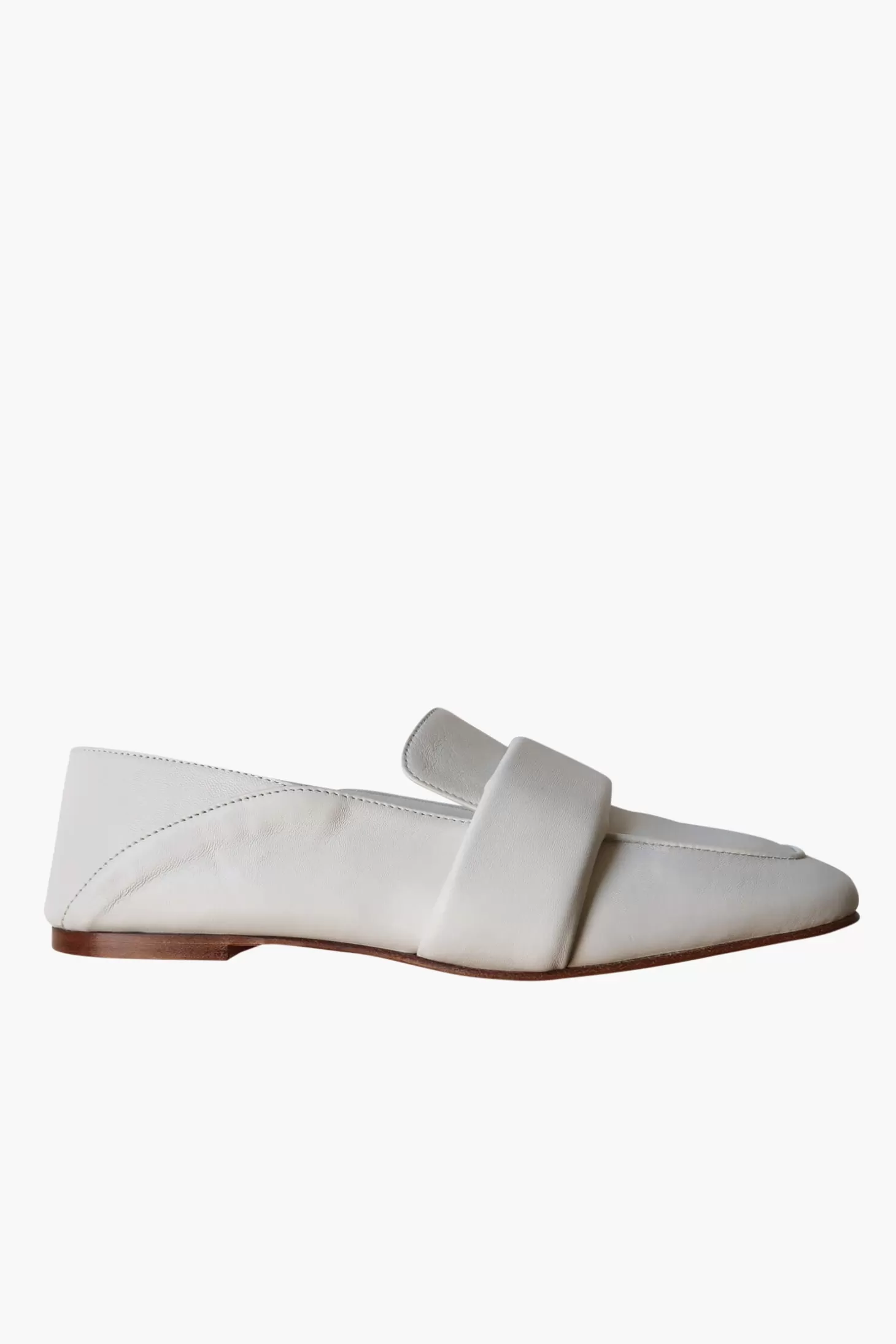 Flats<BARE BASE ROLLED BAND LOAFER Off-White