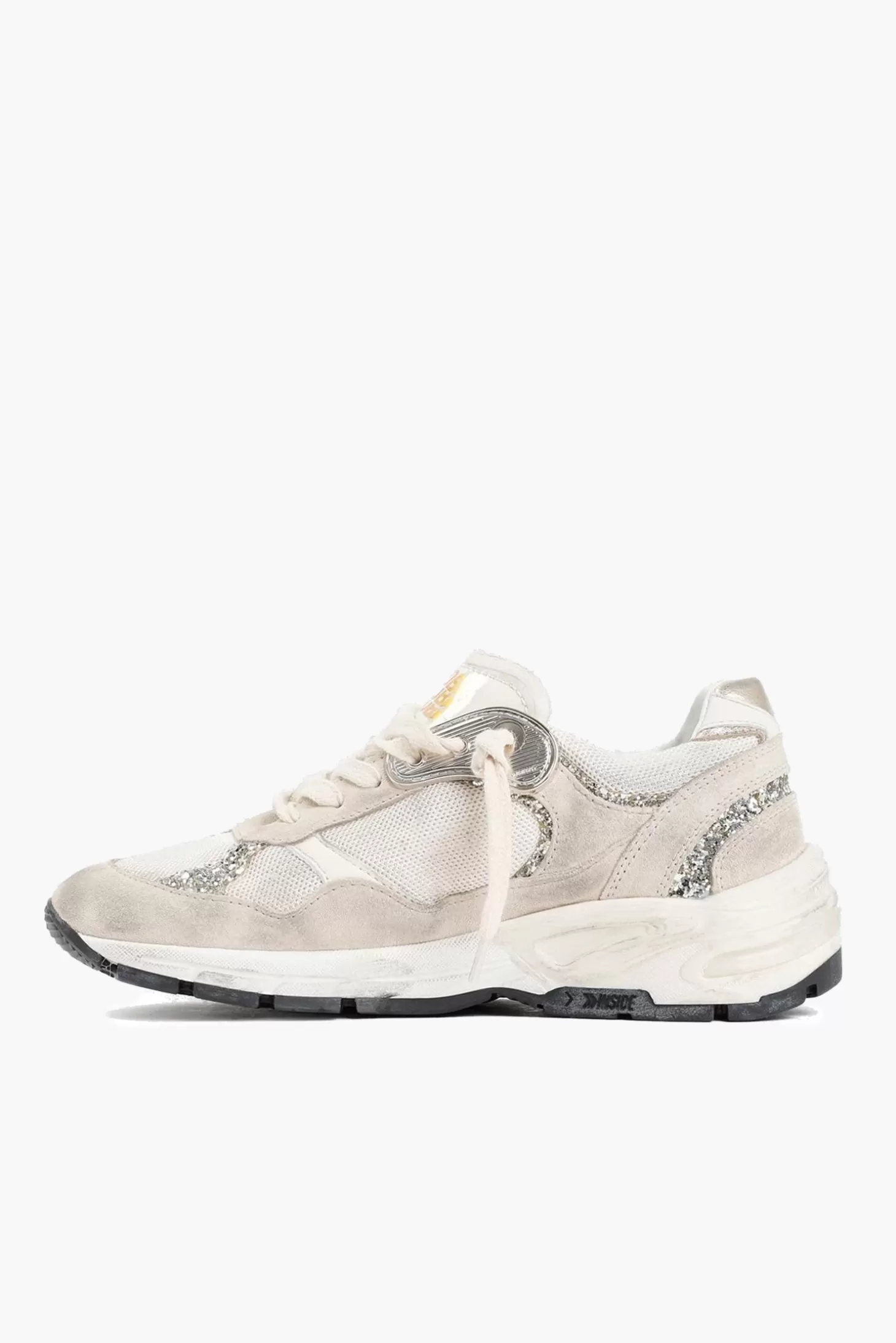 Sneakers<GOLDEN GOOSE RUNNING DAD SNEAKER SEEDPEARL/PLATINUM/WHITE/CREAM