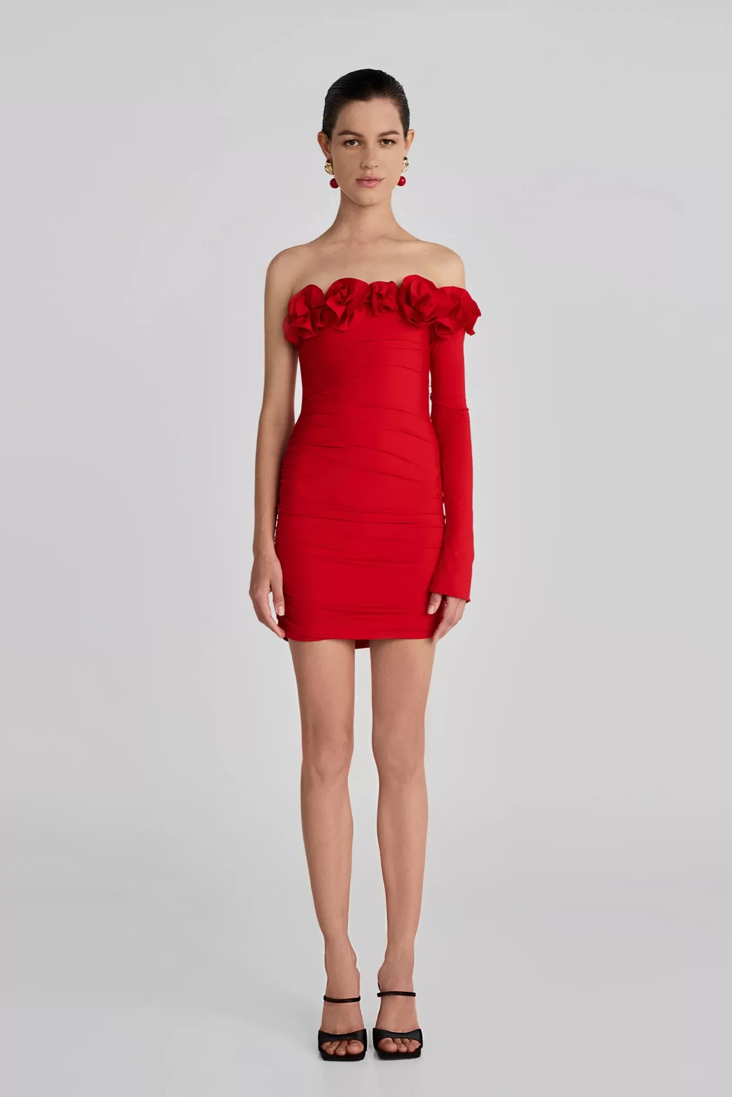 Dresses<MAYGEL CORONEL SELVAGGIO MINI DRESS Red
