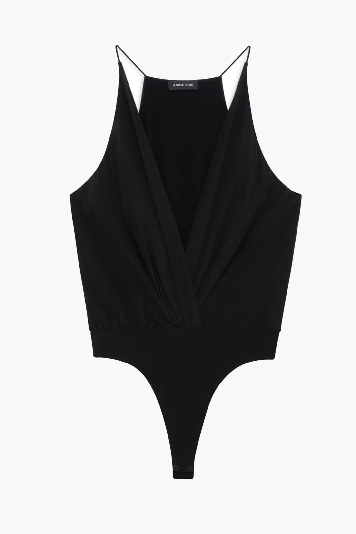 Tops<ANINE BING SHILOH BODYSUIT Black