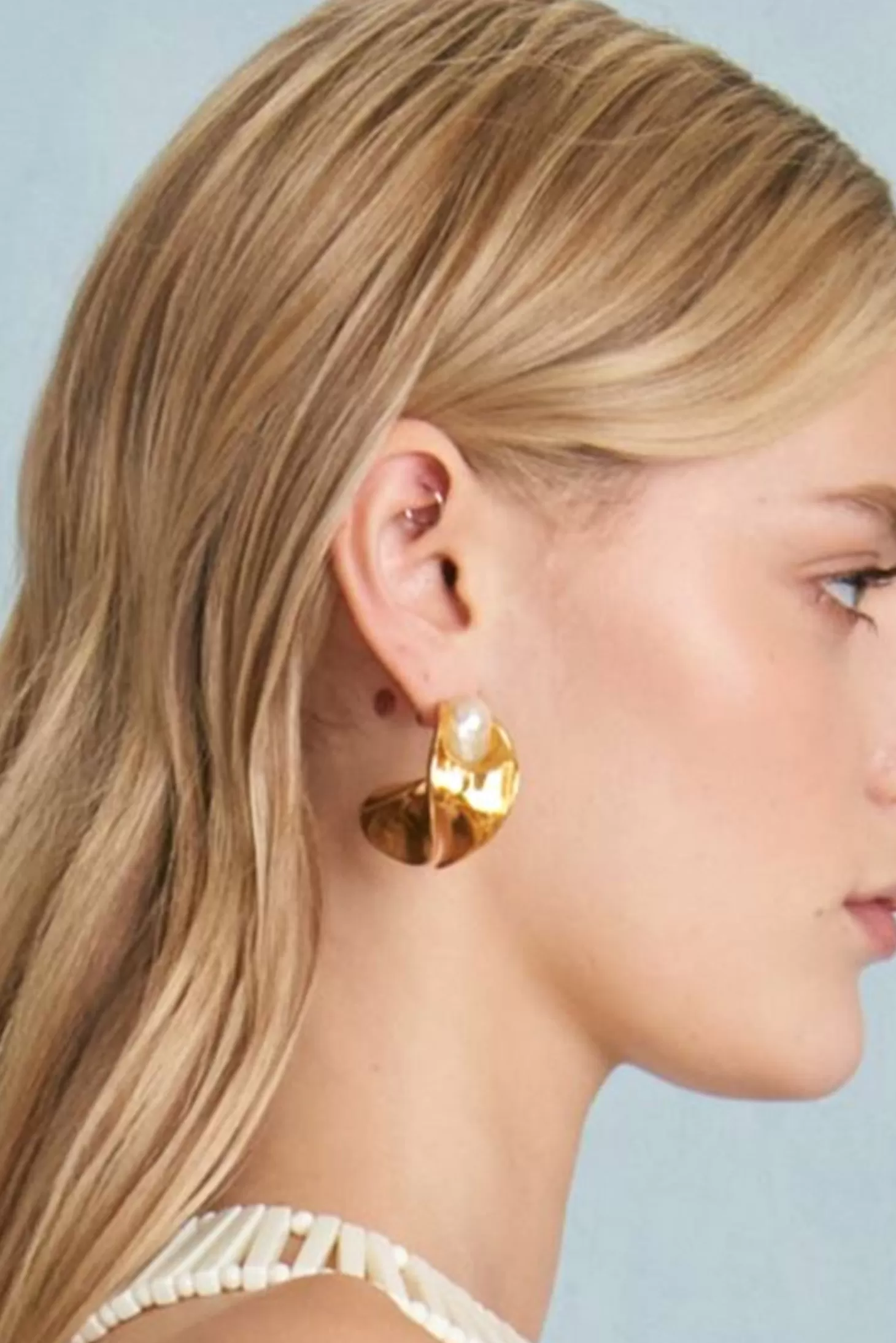 Jewellery<CULT GAIA SHIRA EARRING ShinyBrass