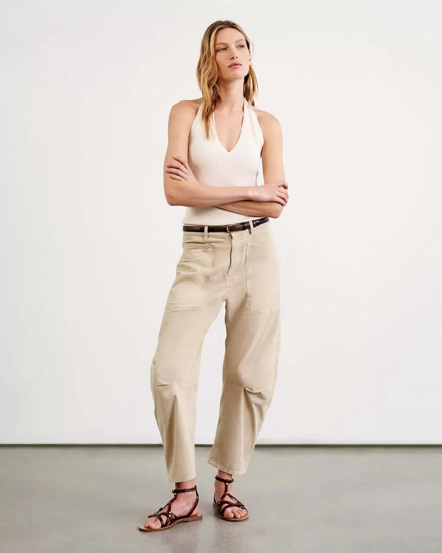 Pants<NILI LOTAN SHON PANT Sandstone