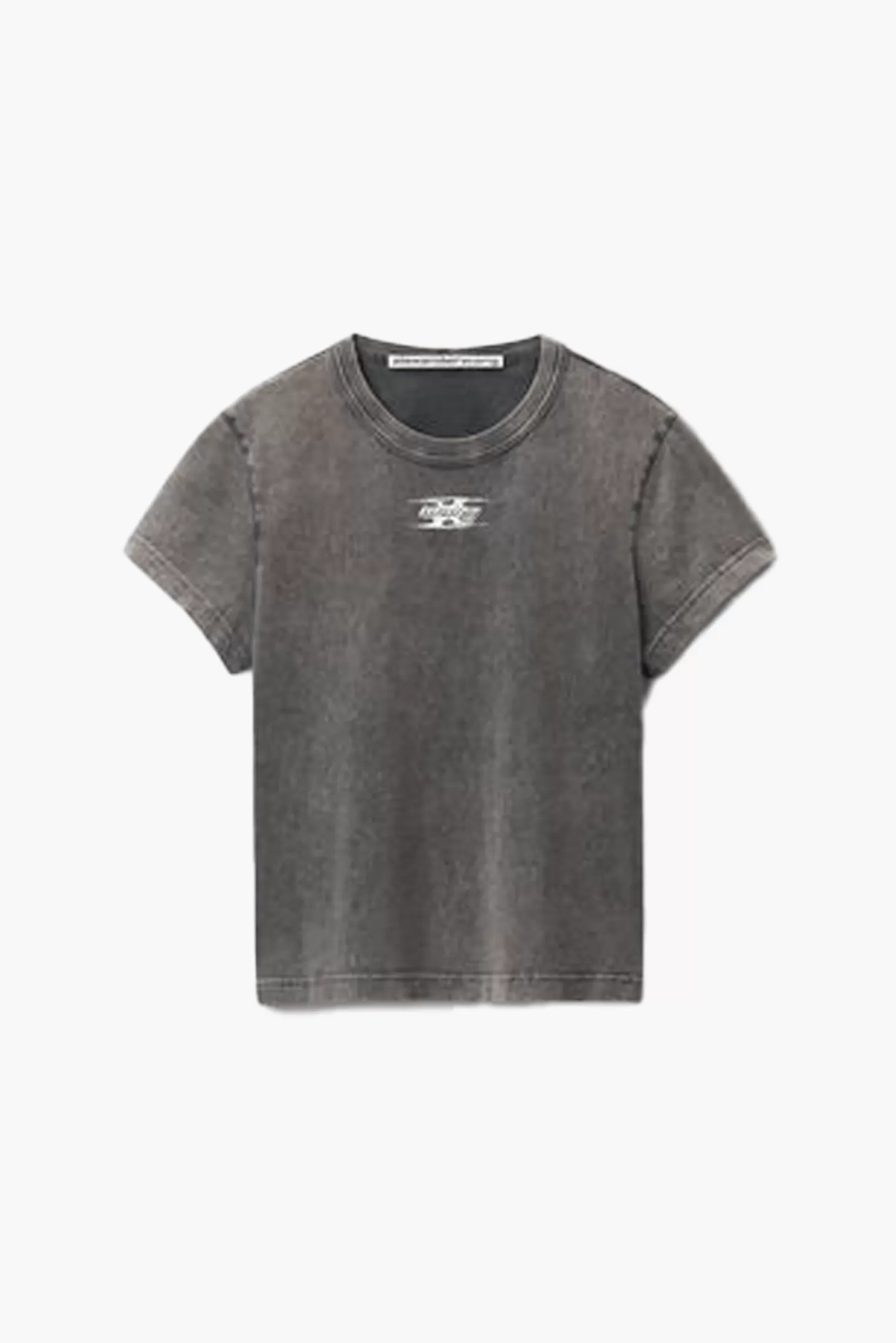 Tops<ALEXANDERWANG.T SHRUNKEN TEE WITH BLADE LOGO