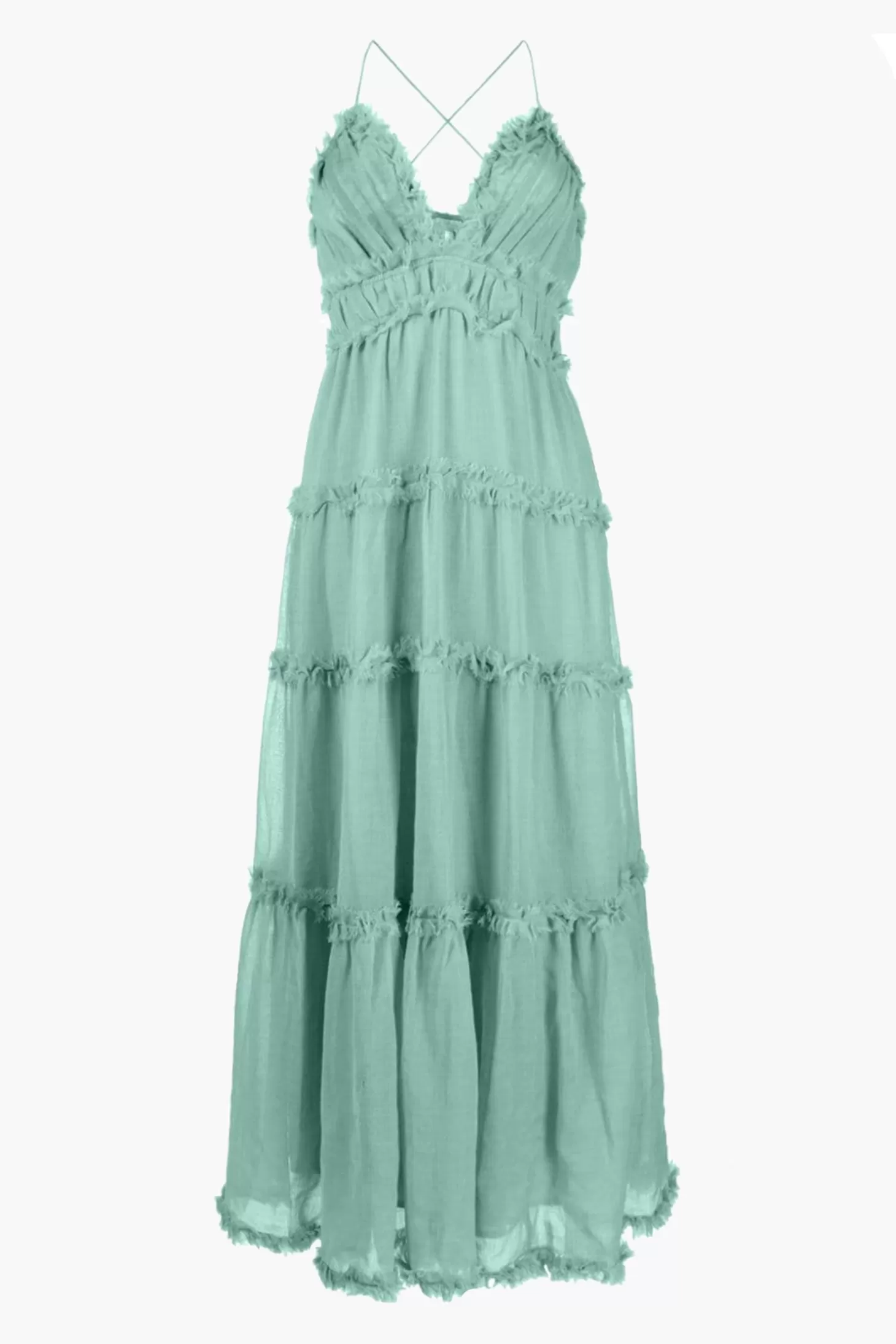 Dresses<ULLA JOHNSON SHYLA GOWN SeaGlass