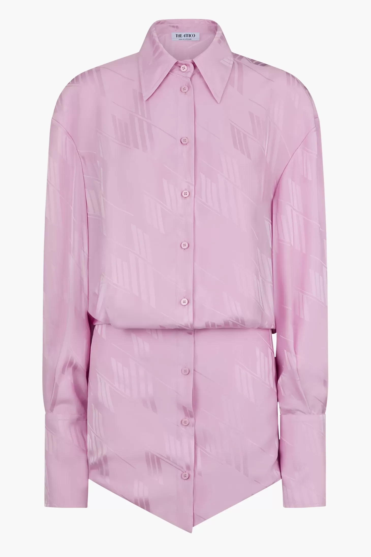 Dresses<THE ATTICO SILVYE MINI DRESS SugarPink