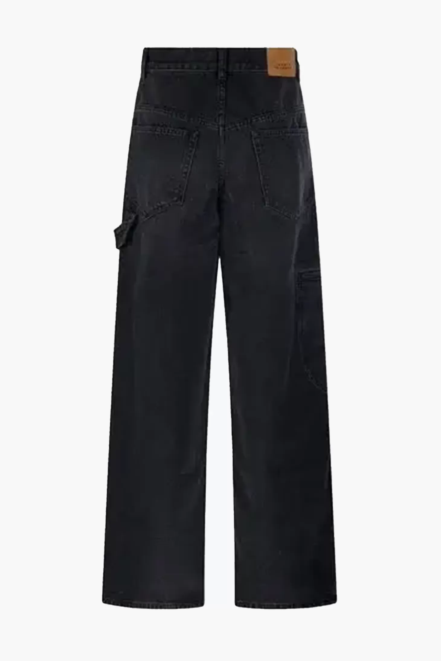 Denim<ISABEL MARANT ÉTOILE SOLENE PANTS FadedBlack