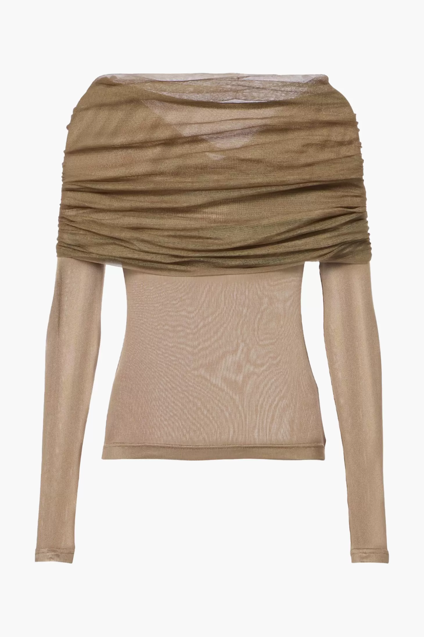Tops<CHRISTOPHER ESBER SONORA VEILED L/S TOP Linseed