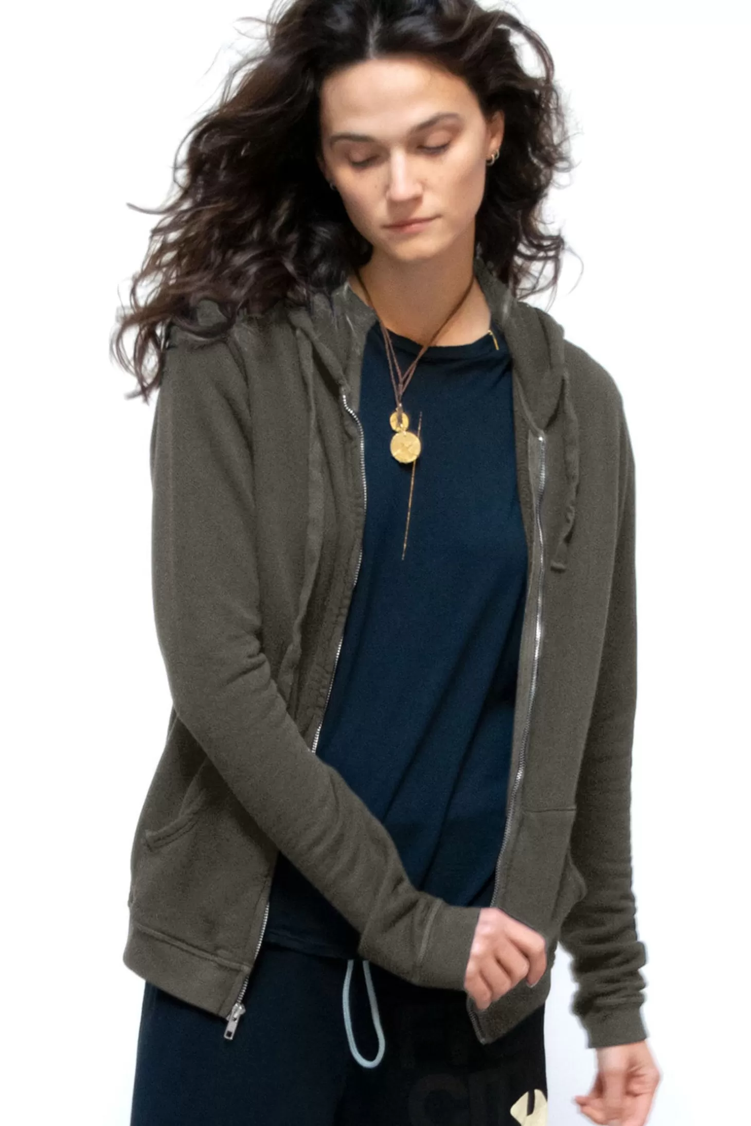 Sweatshirts & Loungewear<FREECITY SUPERFLUFF LUX ZIP HOODIE Mushrooms