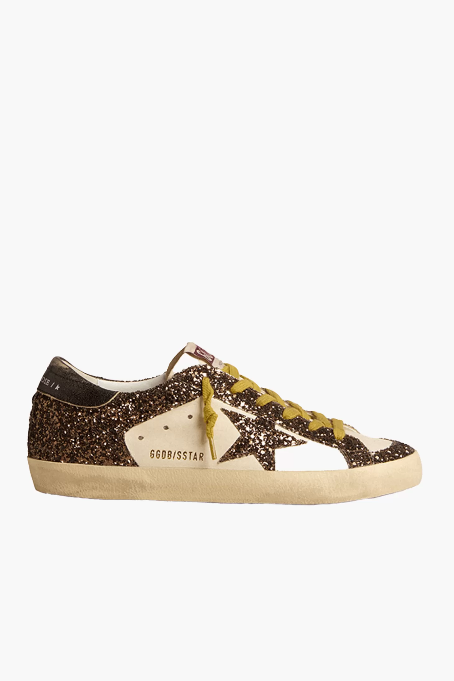 Sneakers<GOLDEN GOOSE SUPER-STAR SNEAKER White/Brown