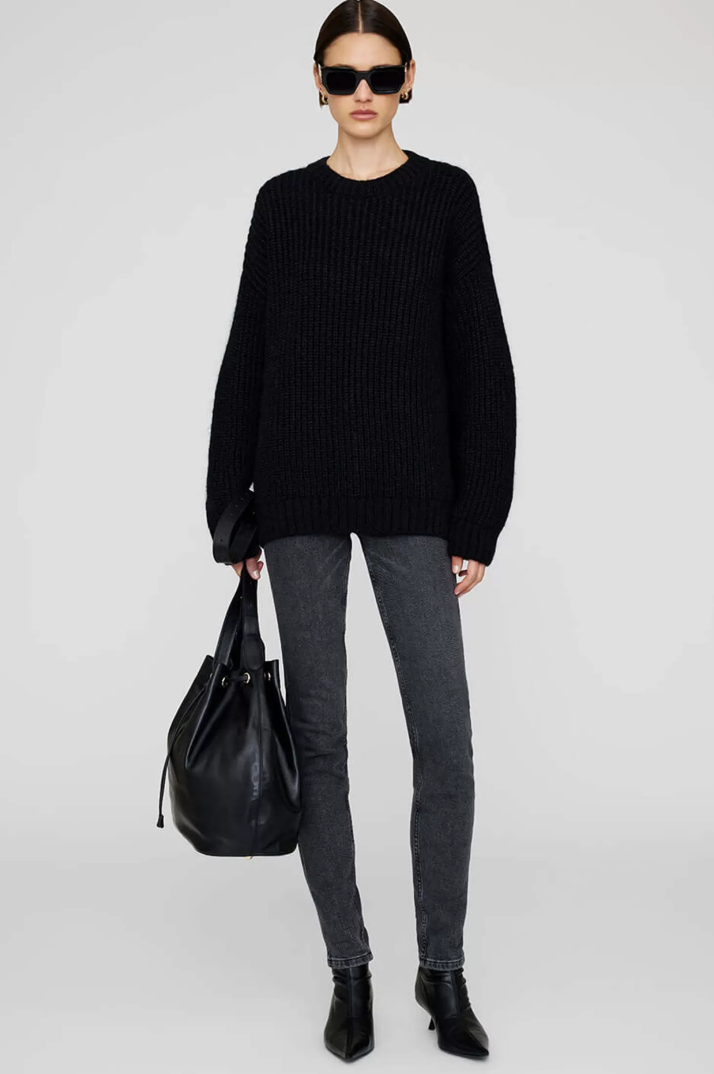 Knitwear<ANINE BING SYDNEY CREW SWEATER