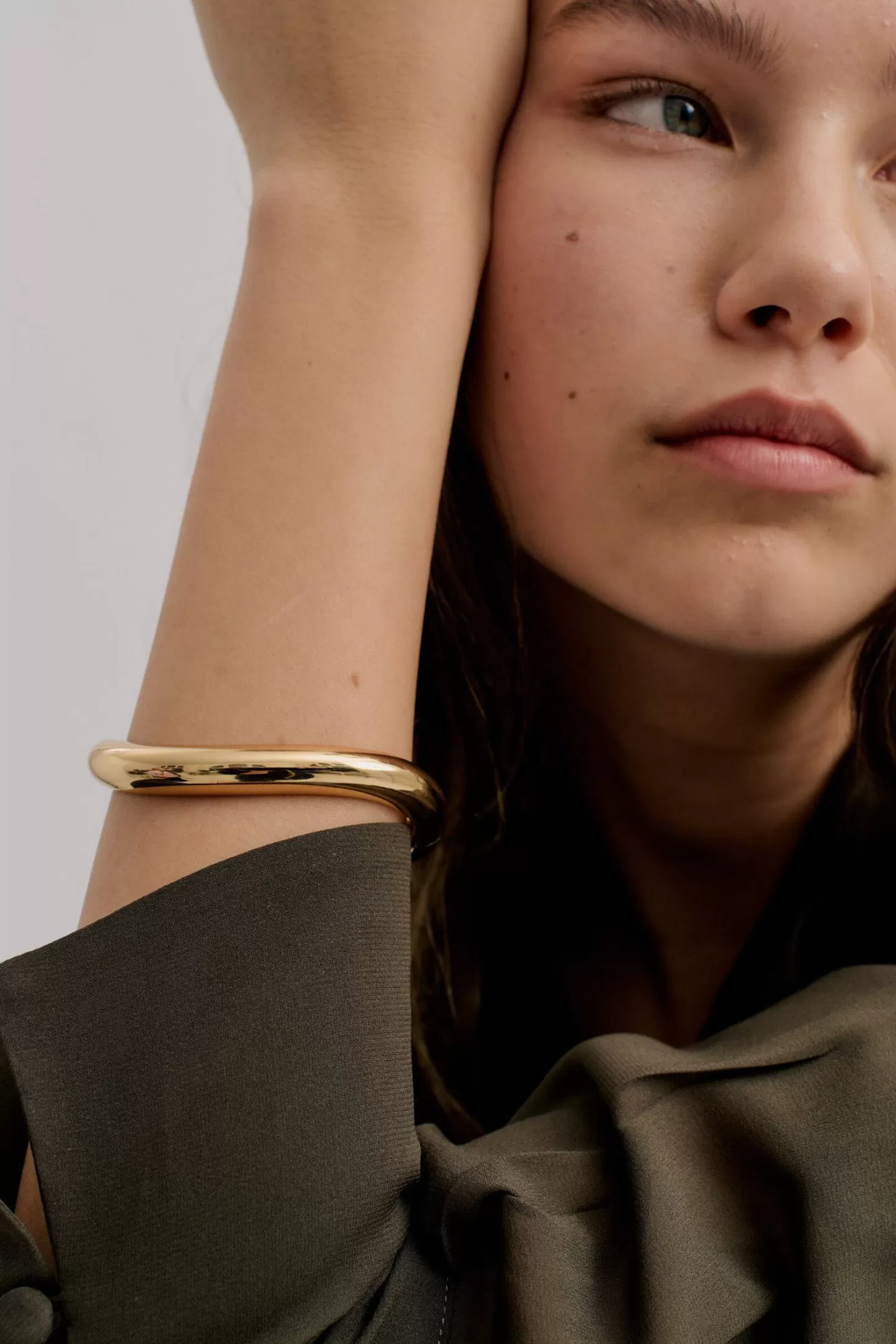 Jewellery<ANNA ROSSI THIN WARPED BANGLE