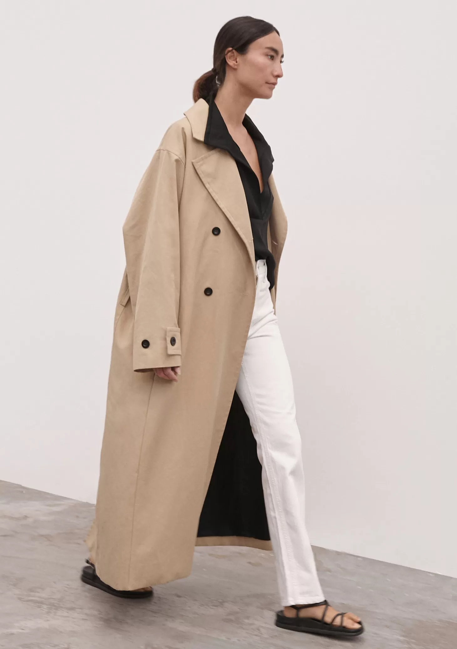Coats<ESSE TRENCH Khaki